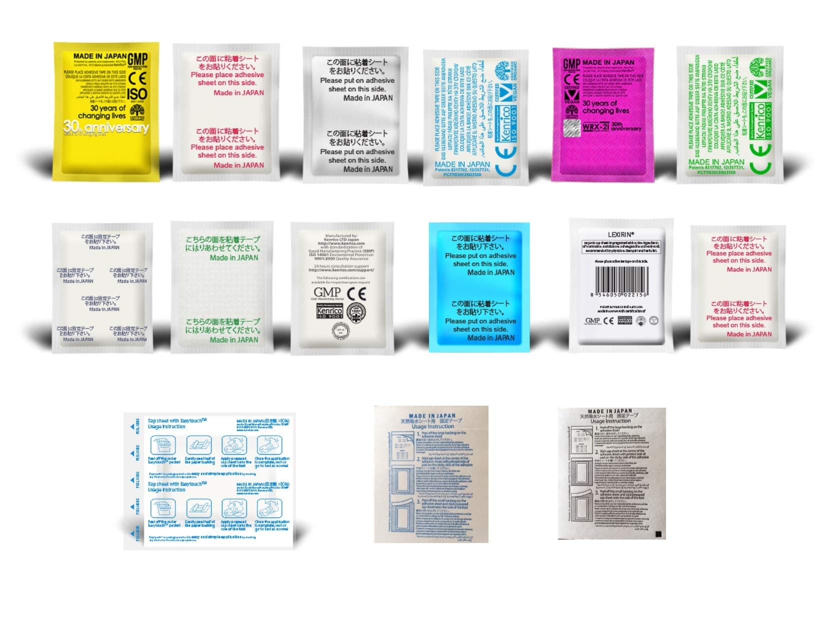 90 KENRICO Organic and All Natural Various Editions - U Choose- Made in Japan