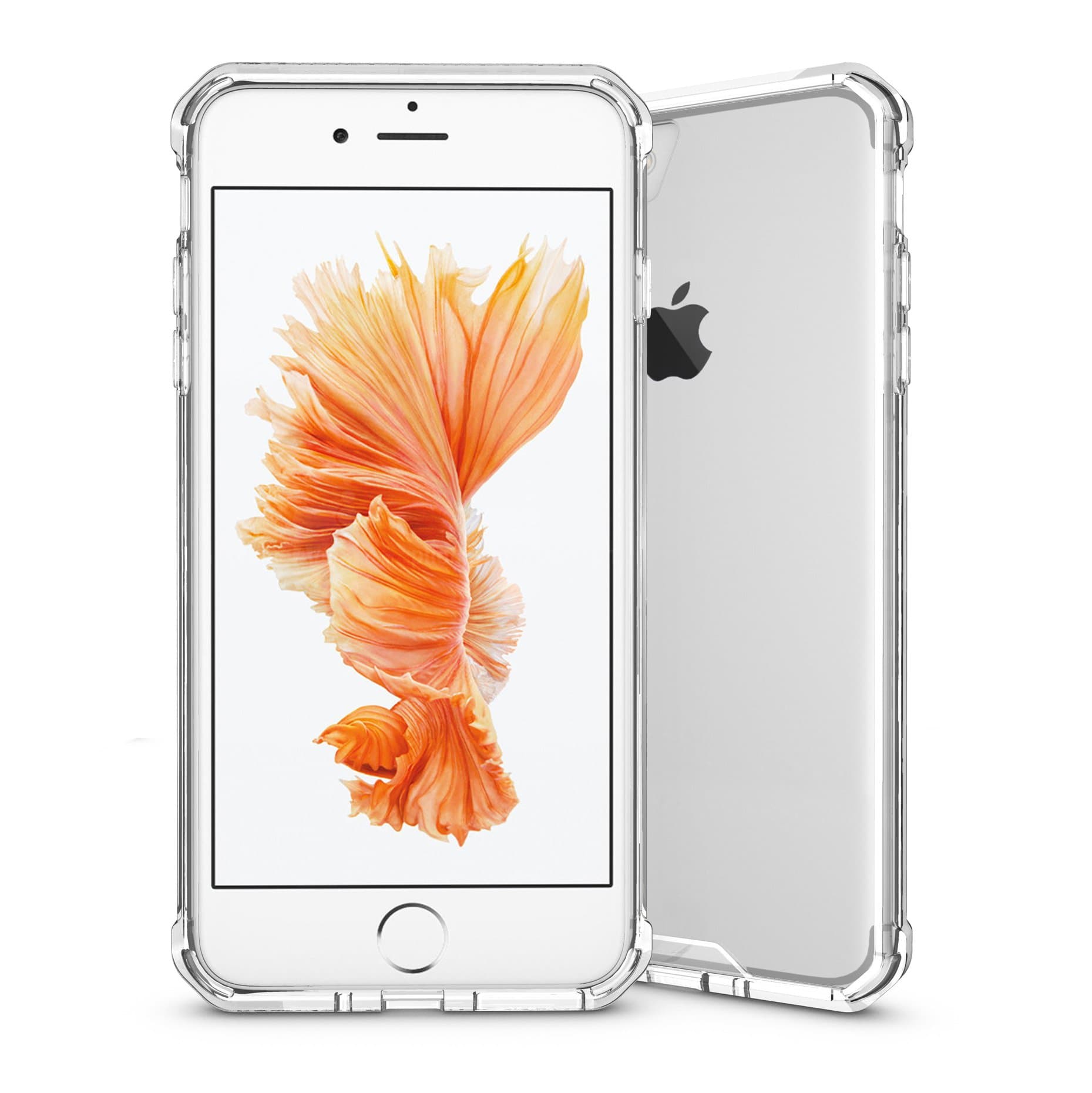 iPhone 7 Plus Case, iPhone 8 Plus ITAMO Armor Transparent Clear TPU Frame Shockproof Protective Case Scratch Resistant Fit Thin and Slim PC Hard Panel for Apple iPhone 7Plus / 8Plus 5.5 inch (Clear)