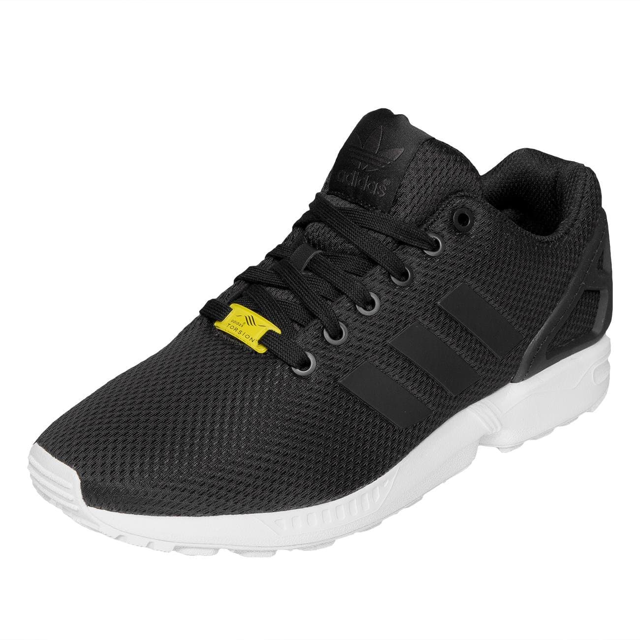 Adidas ZX Flux, Men Low-Top Sneakers, Black (Black/Black/White), 9 UK (43 1/3 EU)