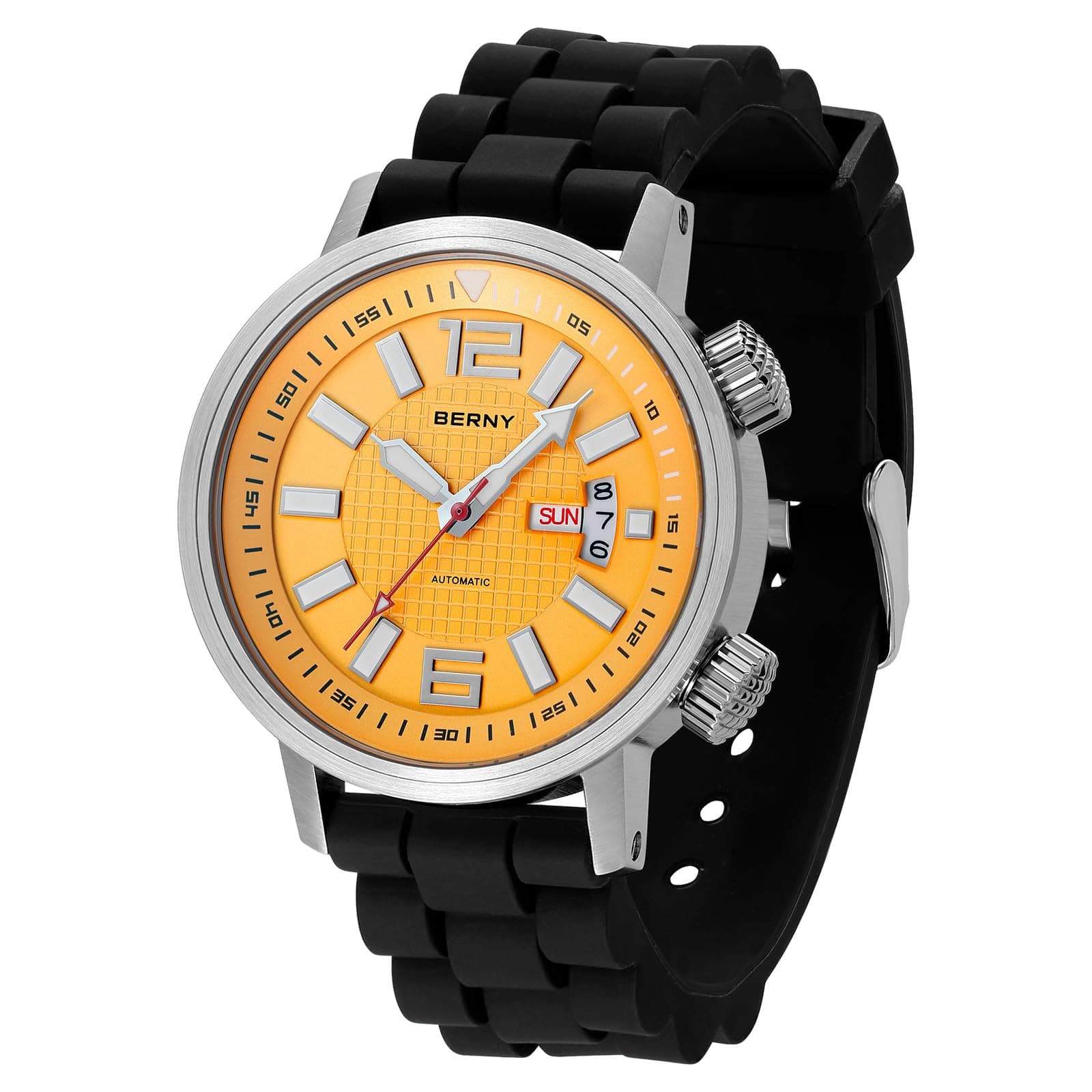 Automatic Mechanical Dive Watch for Men Self Winding Sport Wristwatches Waterproof 20ATM Sapphire Glass Scratch Resistant Super Luminous