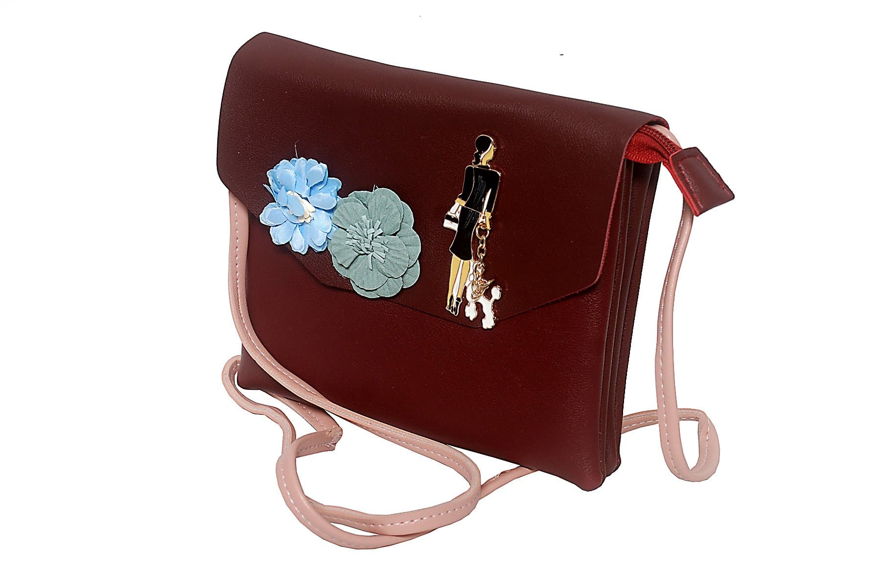 Rambha Sling Bags/Pocket Sling/Side Bag/Cross Body Purse/Shoulder/Casual Bag with Adjustable Strap For Women And Girls