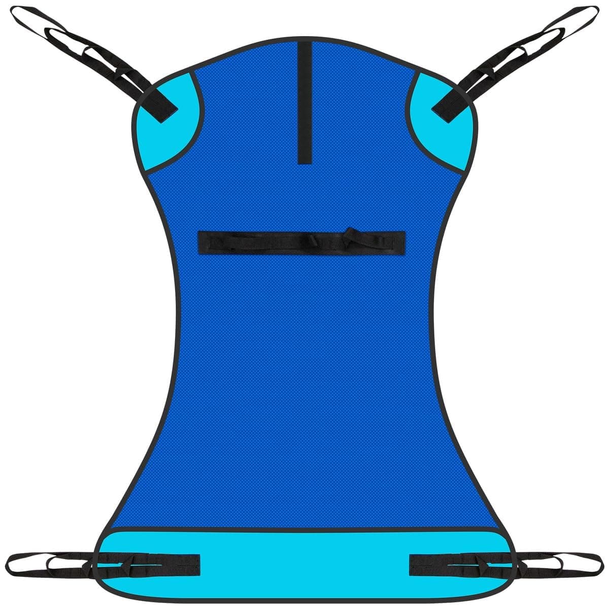 Vive Patient Lift Sling - Full Body Mesh Transfer Sling for Showering & Home Use - Hoyer Lift Pad for Elderly, Disabled, Bariatric - Patient Transfer Assist Device Blanket for Bed Positioning, Lifting