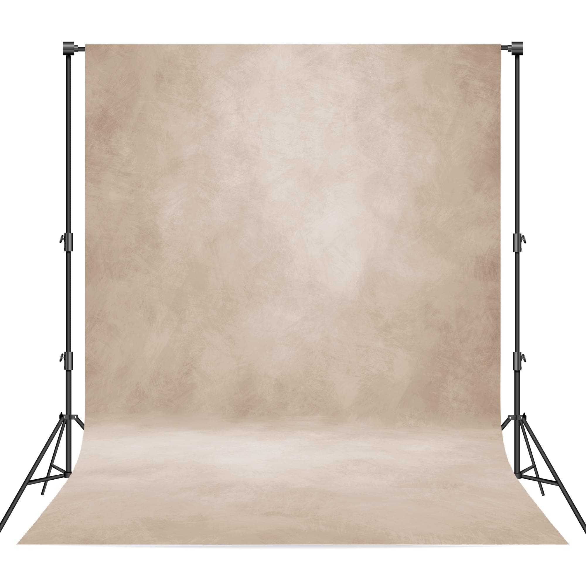 Abstract Professional Photography Backdrop for Portrait Photo Props Booth Background Photoshoot Studio with Ployester Fabric Roller Pocket on Top (8x10ft,Beige)
