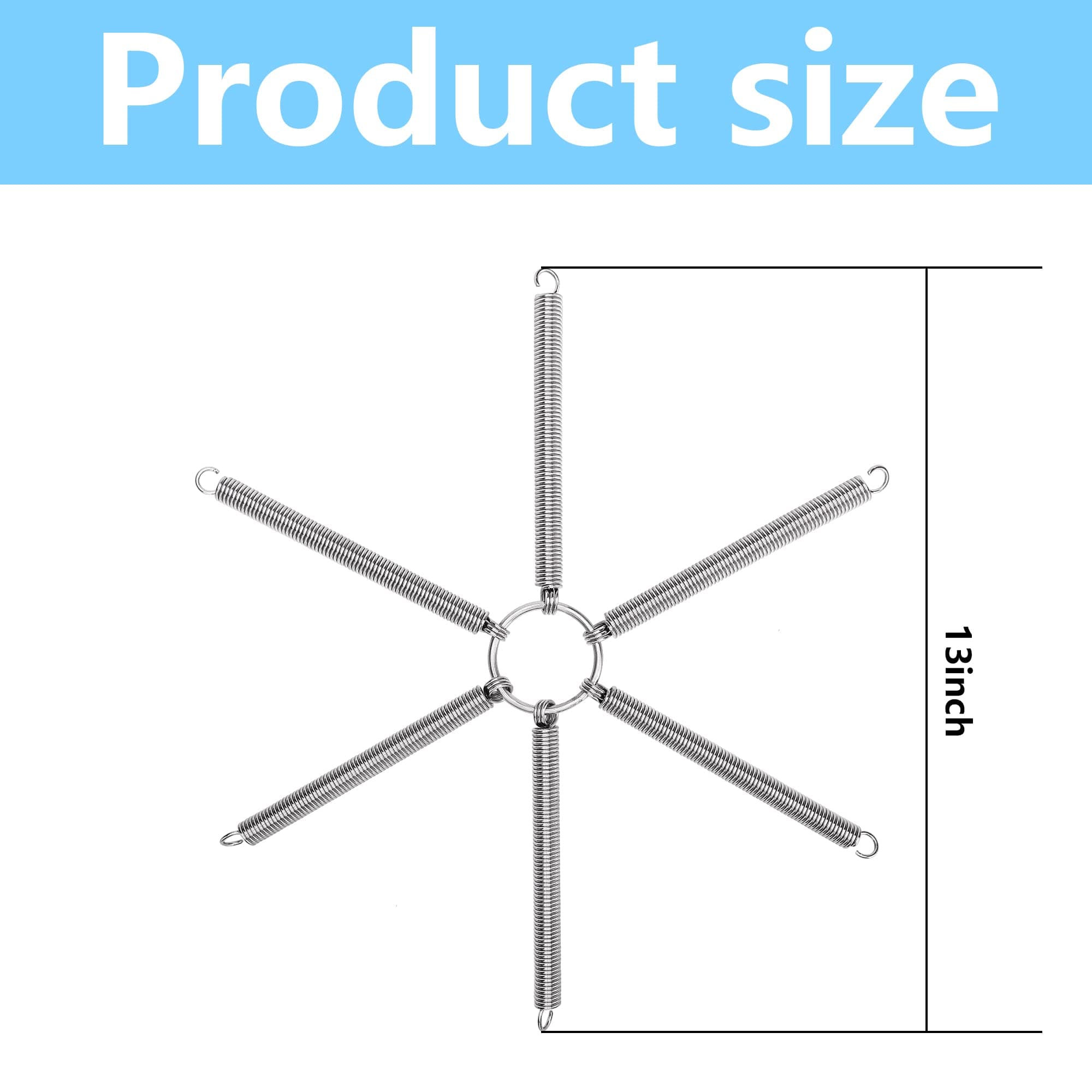Tlswshsy 1Pair Tire Chain Tensioners, Snow Tire Chain Tighteners,Garden Tractor Tire Chain Tighteners for Riders, Snow blower (6 link chain)