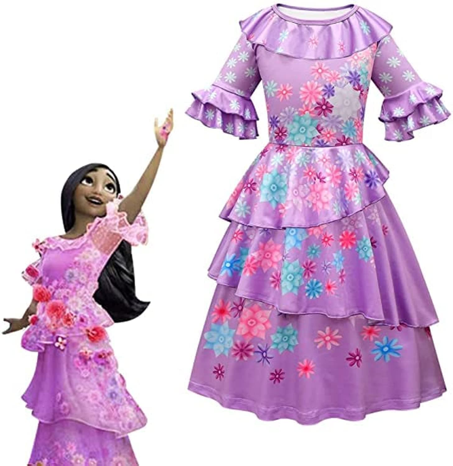 WEFIVE girl mirabel dolores dress fancy costume halloween cosplay costume