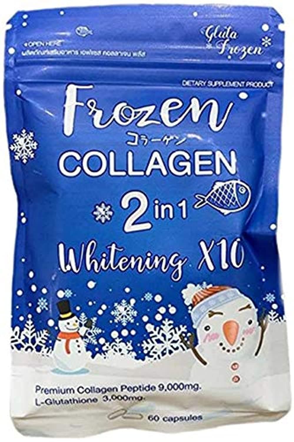 Gluta Frozen Collagen 2 In 1 whitening X10 Naturally Radiant Brightening