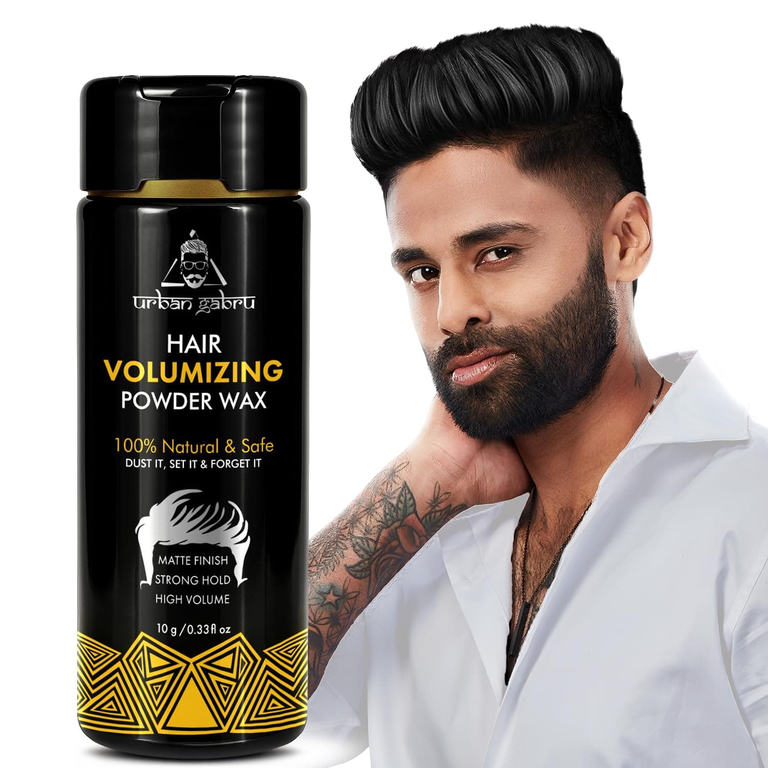 urbangabru Volumizing Hair Powder for Men | Matte Finish Styling Powder (0.3oz / 10g)