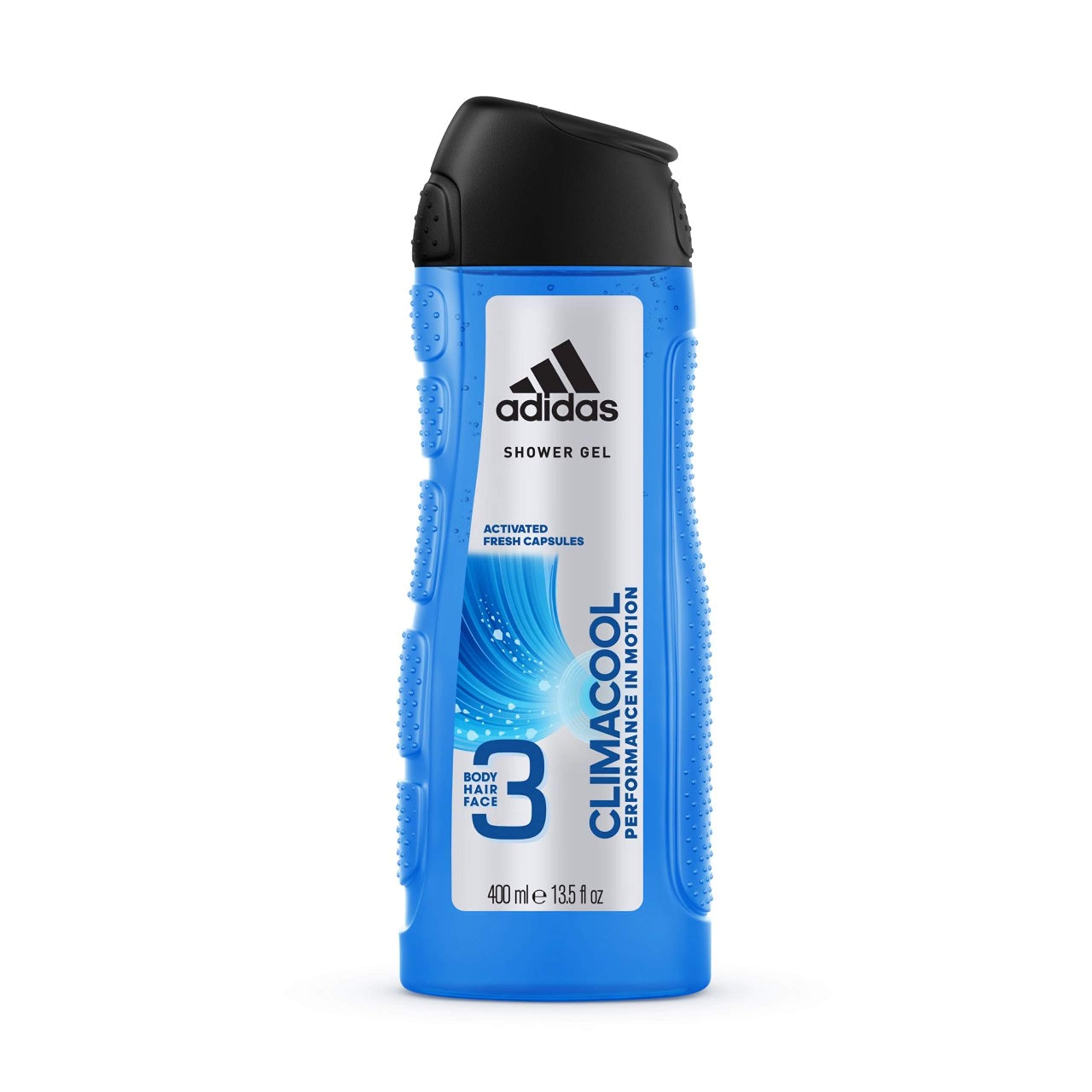 Adidas Climacool 3-in-1 Shower Gel Shampoo 400ml/13.5 fl oz, Blue
