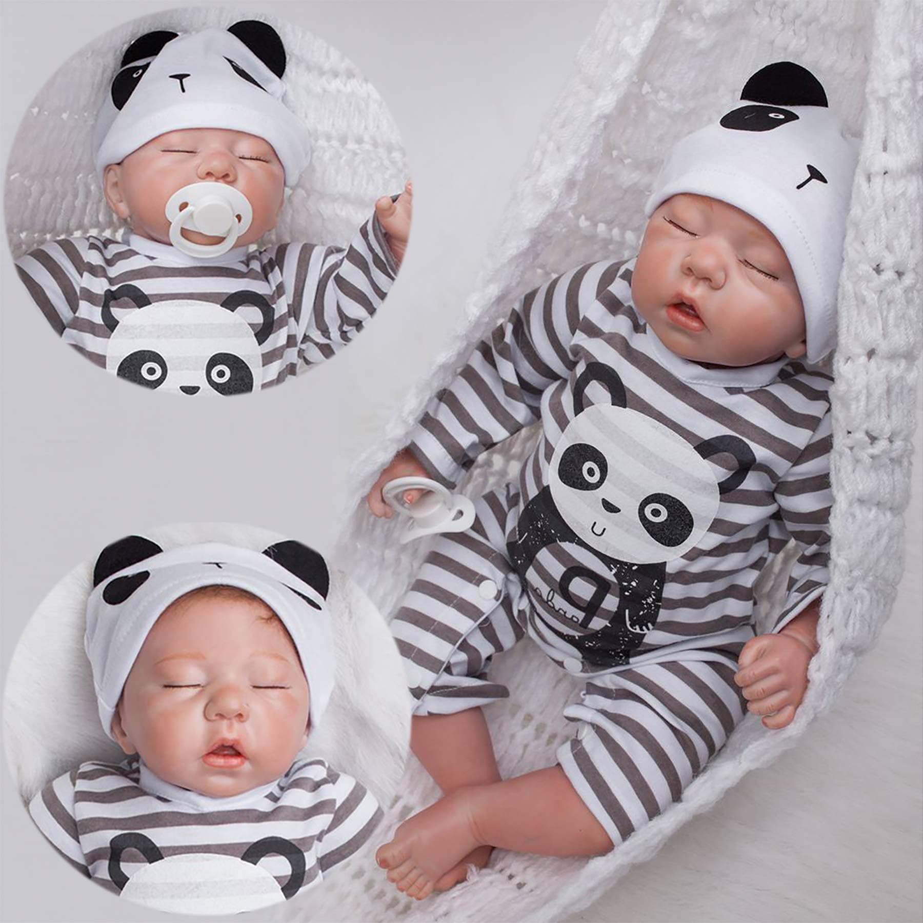 antboat Reborn Dolls Boy 19 Inch 50 cm Soft Silicone Realistic Reborn Toddler Baby Dolls Handmade Reborn Babies Birthday Gifts Toys