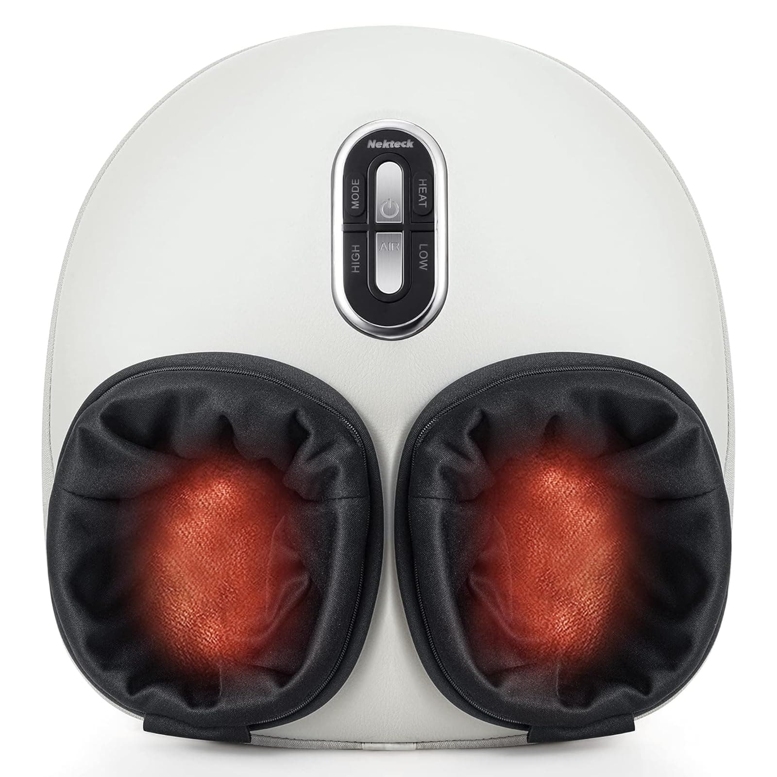 Nekteck Foot Massager with Heat for Neuropathy Plantar Fasciitis, 2026 Upgraded Shiatsu Air Compression Feet Massager for Size Up to US 11, Gifts for Him Her Relaxation (FSA Eligible HSA Eligible)