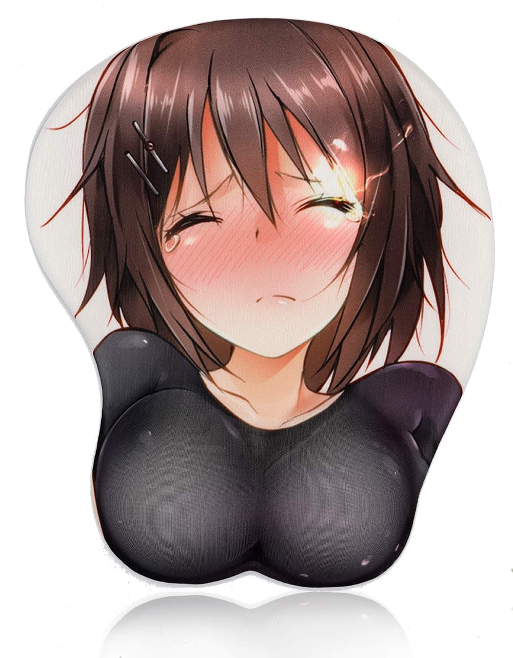 Cute 3D Cartoon Design Soft Wrist Support Office Gaming Mouse Pad for PC&Laptop (Furataka)