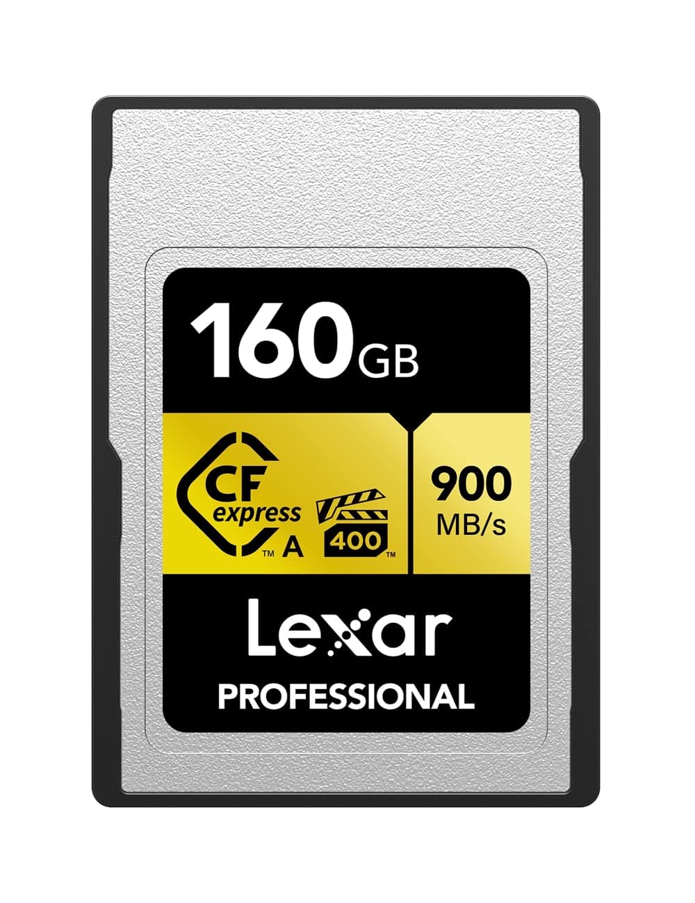 160GB Professional CFexpress Type A Gold Series Memory Card, Up to 900MB/s Read, Cinema-Quality 8K Video, Rated VPG 400 (LCAGOLD160G-RNENG)