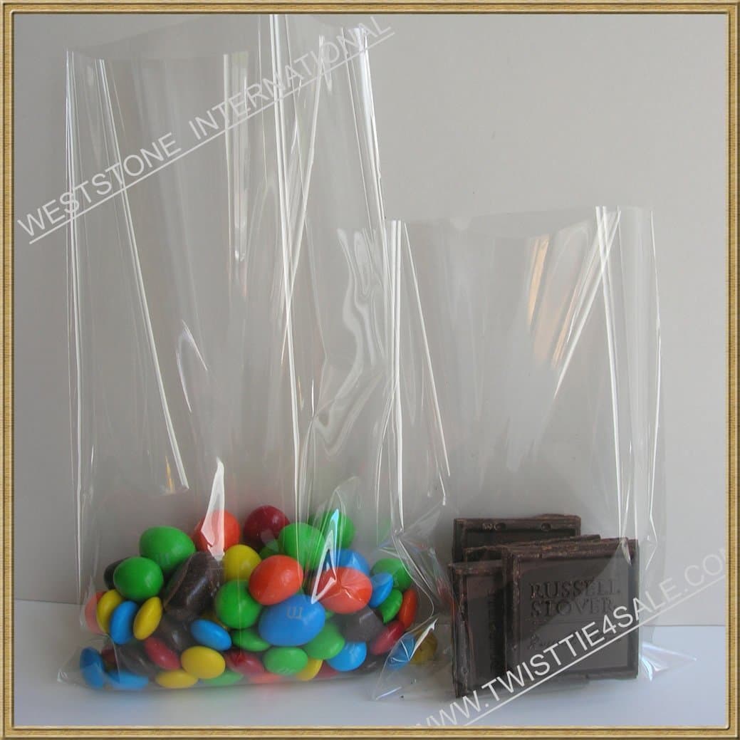 Clear Cello/Cellophane Bags - Flat - 100 Bags - 5" x 7" - Party/Wedding Favors - Gift Basket Supplies - Photographs