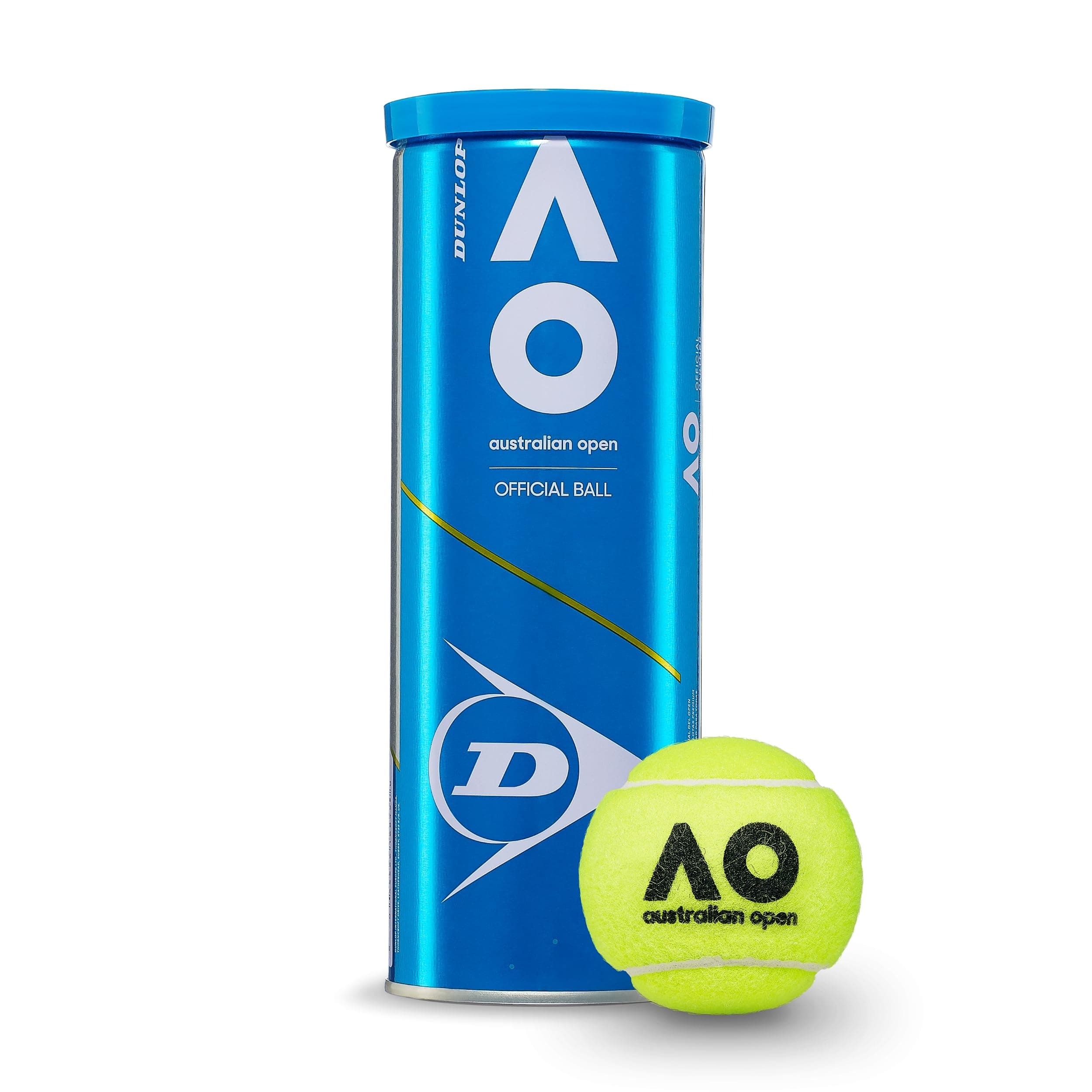 Dunlop Tennis Ball Australian Open - for Clay, Hard Court and Grass