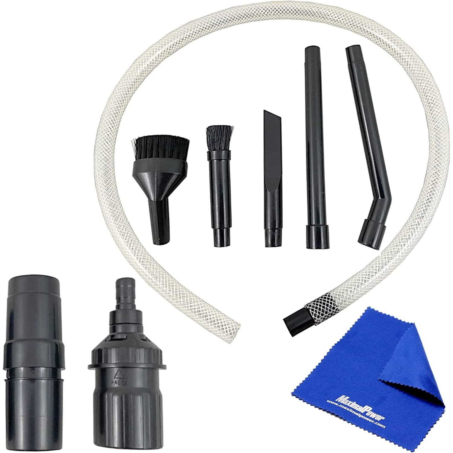 MaximalPower VA KIT7 Micro Vacuum Cleaner Attachment with Tool Kit (8-Piece)