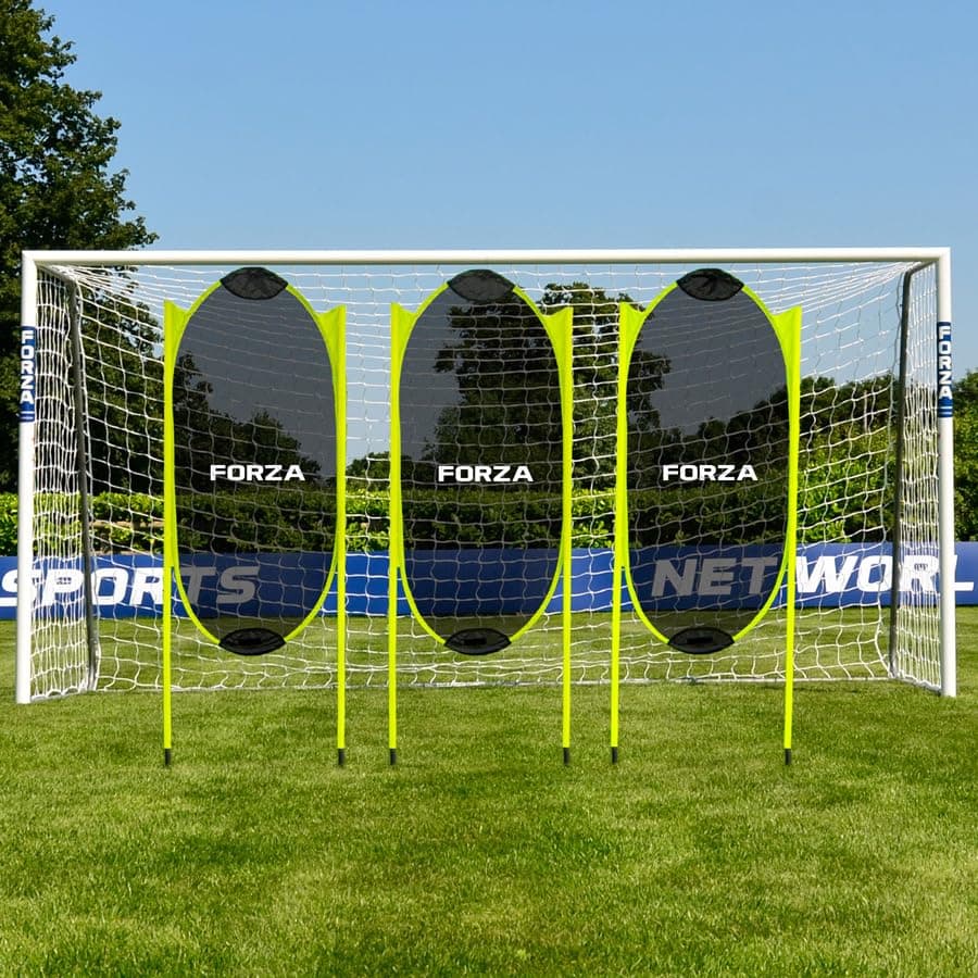 FORZA Spring Back football Mannequins - 3x Pack | 5ft Pop-Up Free Kick Mannequins Set | Training Equipment for Clubs & Home Practice