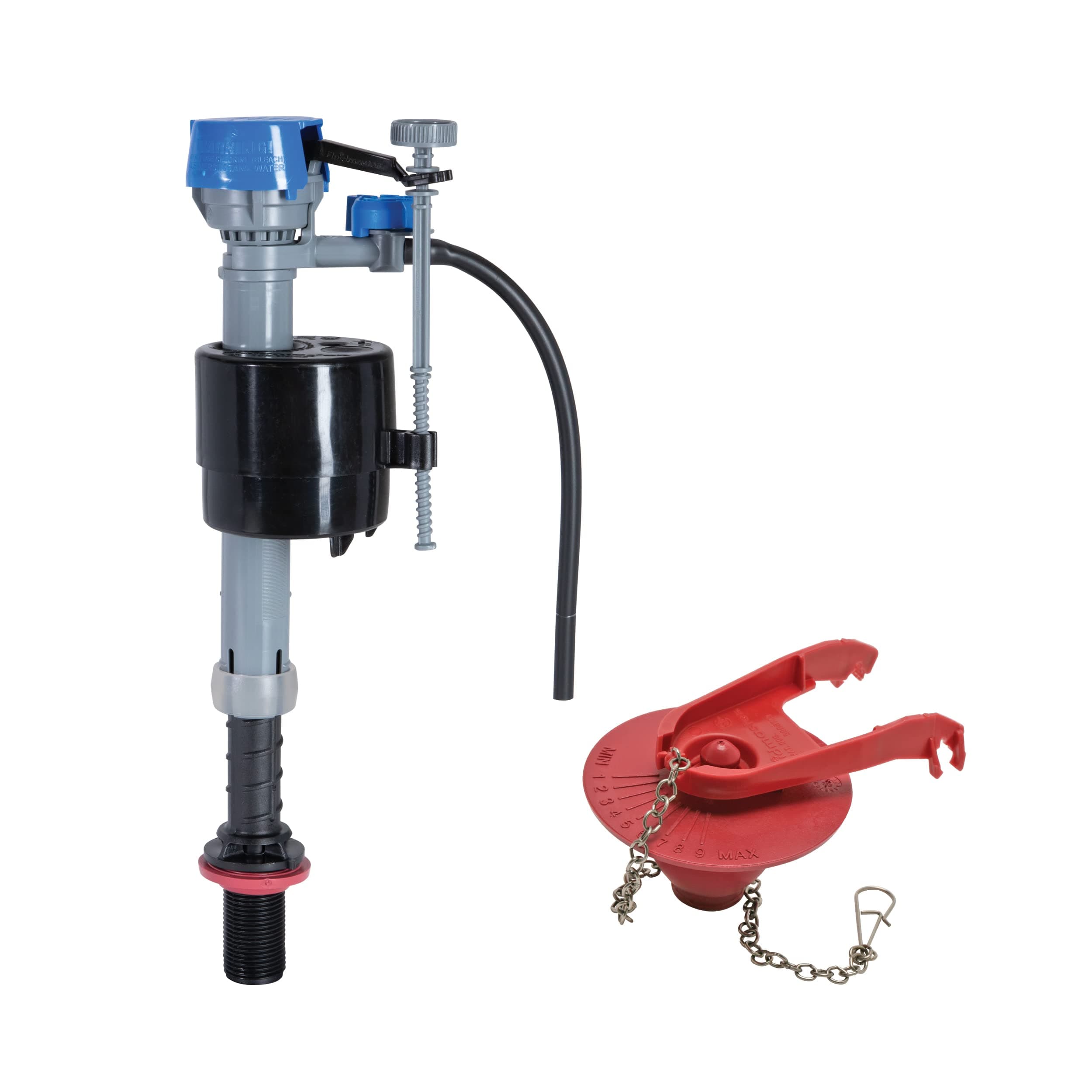 FluidmasterK-400H-039-T14 PerforMAX Fill Valve and 2-Inch Flapper Toilet Repair Kit, Multicolor