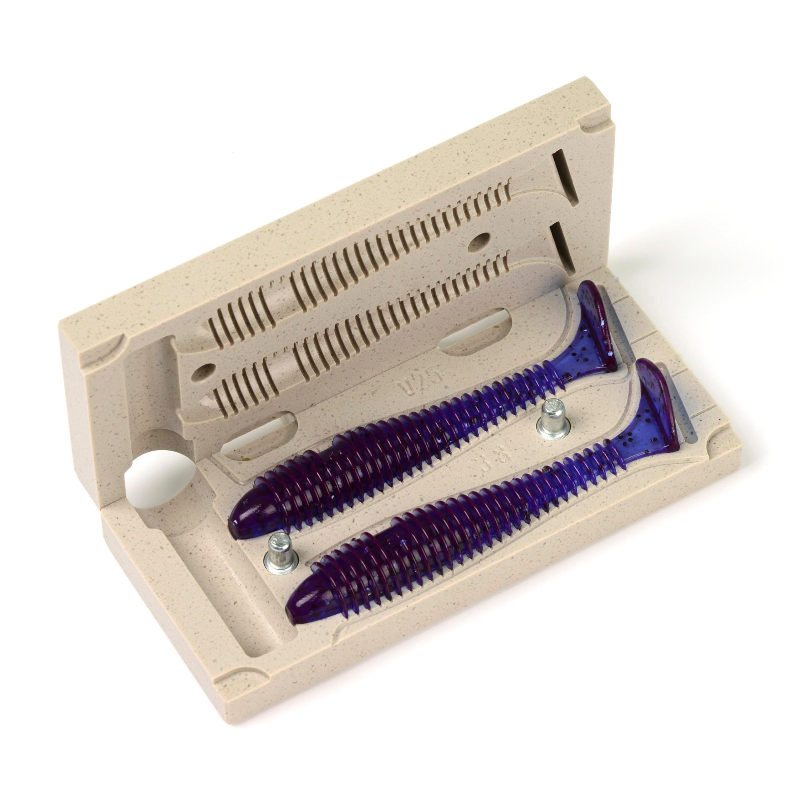 FatFish Bait Mold model V25 Soft Plastiс Lure Making Injection Mold Do-It Fishing Lures 3.8"