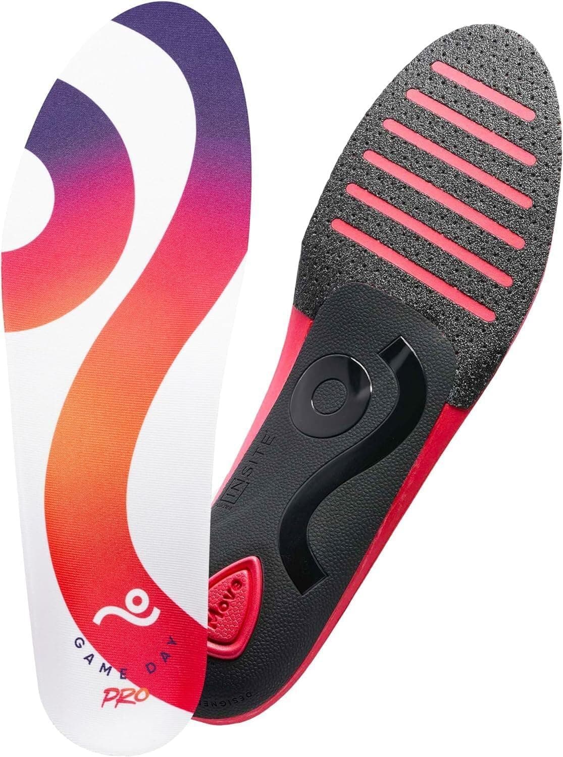 Game Day Pro - Ultimate Performance Sports Insoles for Basketball, Volleyball, Soccer, Tennis, Athletics, Baseball, Running and Active Lifestyle. Extra Shock Absorption
