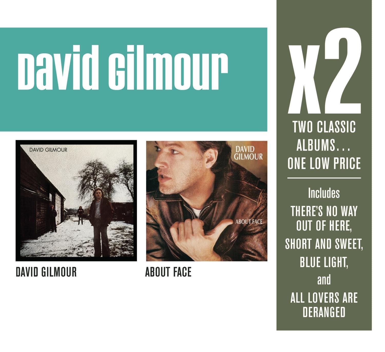 X2 David Gilmour/About Face