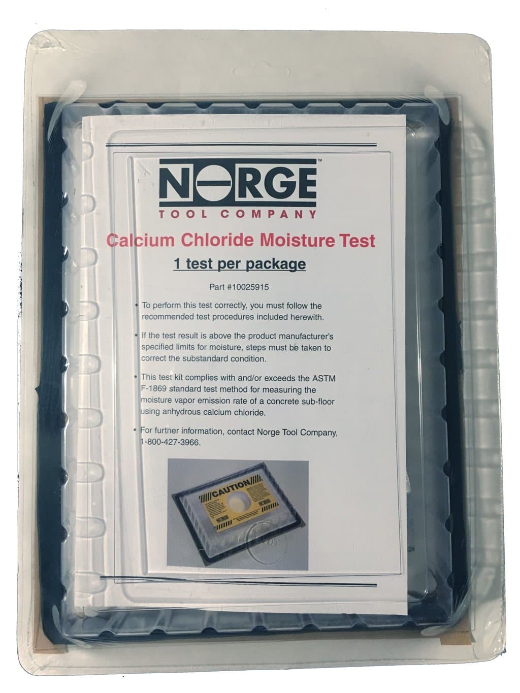 Calcium Chloride Test Kit - Moisture Test + PH Test Strip