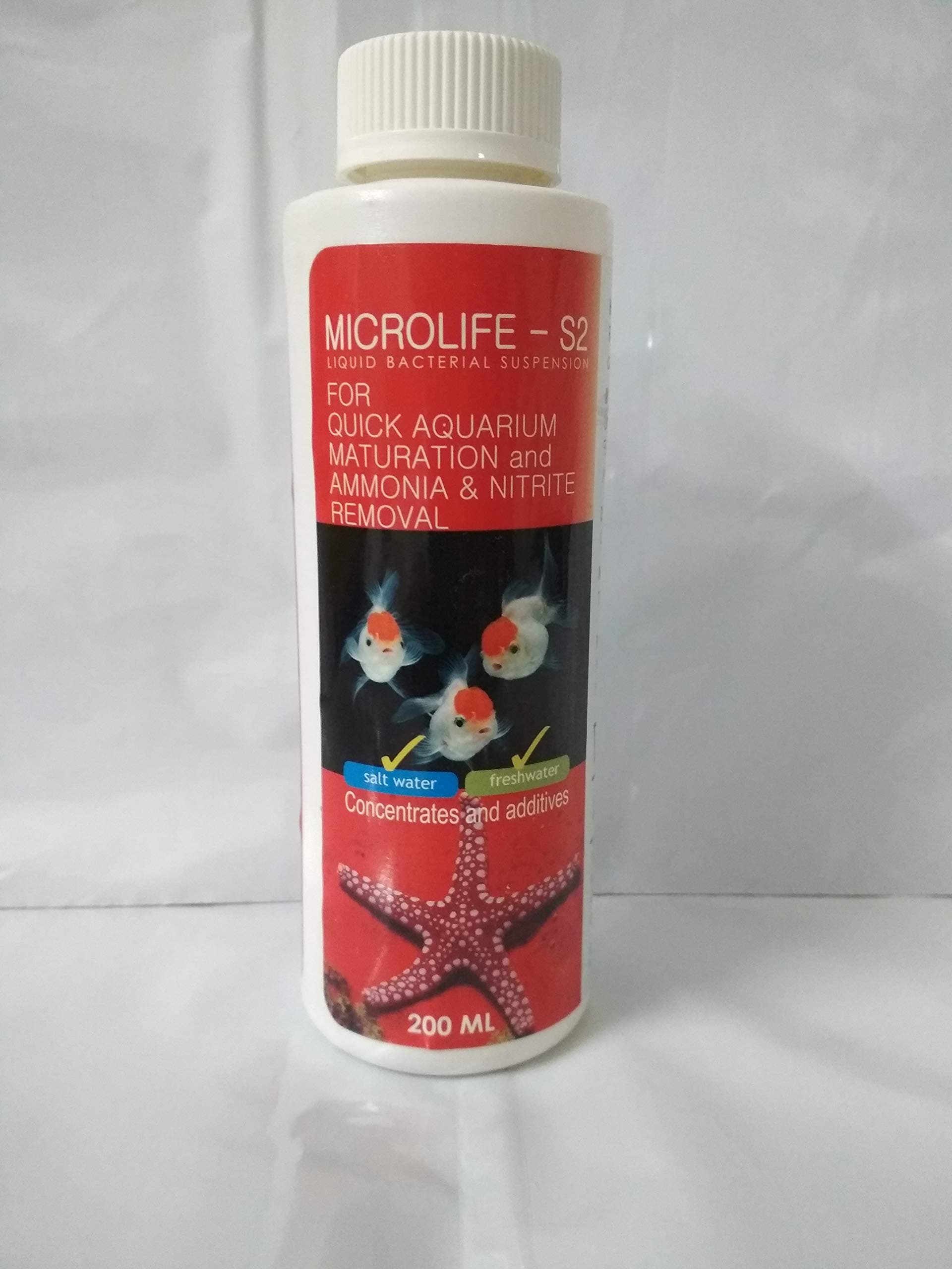 Aquatic Remedies Micro Life S2 Beneficial Bacteria for Fresh and Marine Aquarium, 200 ml