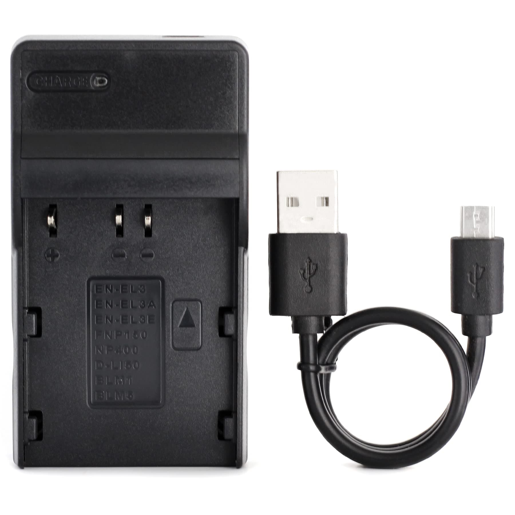 EN-EL3 USB Charger for Nikon D100, D100 SLR, D200, D300, D300s, D50, D70, D70s, D80, D90, DSLR D700 Camera and More