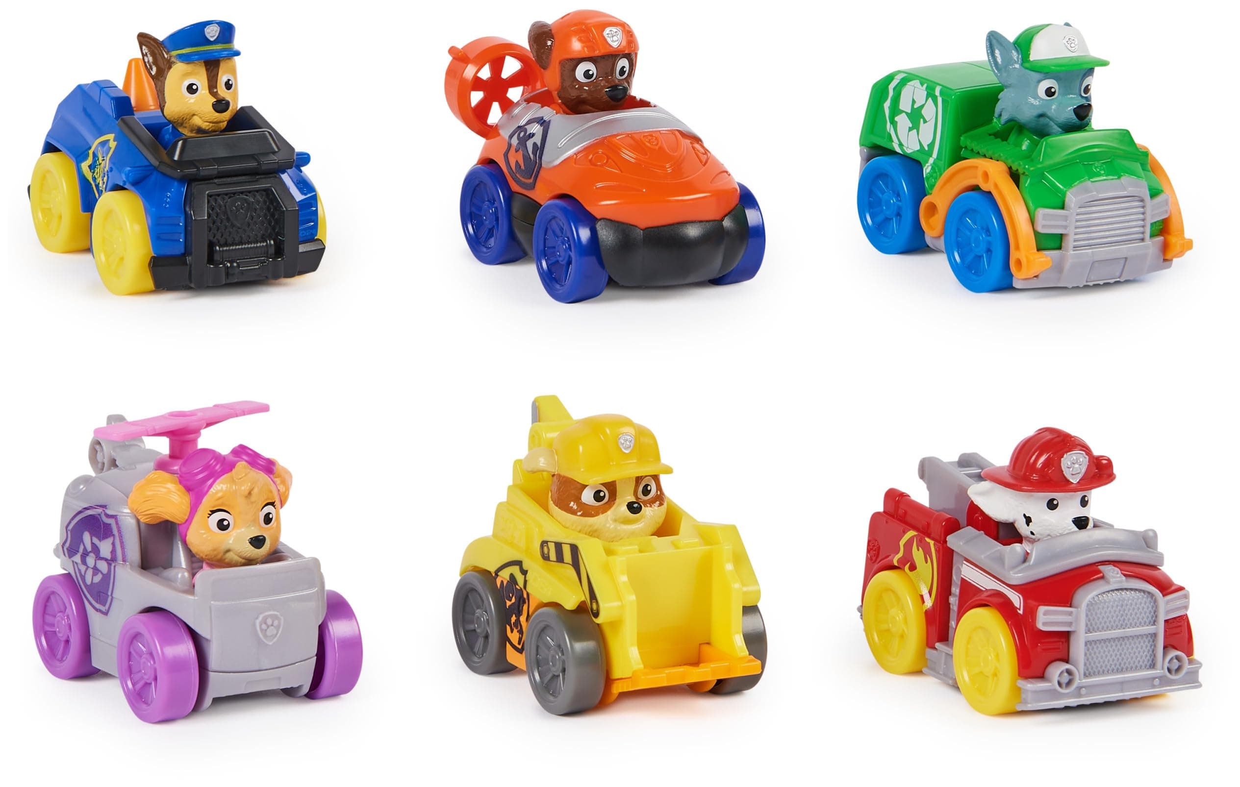 PAW PATROL Pup Squad Racers - 6 Piece Vehicle Gift Set Suitable for Ages 3+