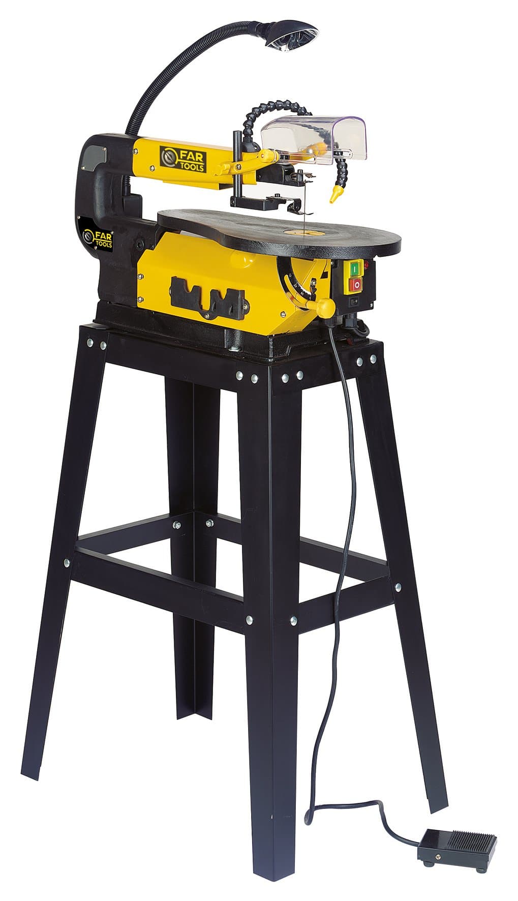 Fartools 113258 Scroll Saw, 150 W, Gooseneck 410 mm Maximum Cutting Capacity 40 mm