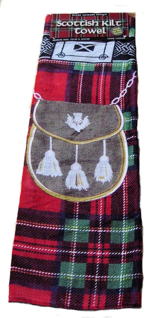 Royal stewart Scottish Kilt Towel Design