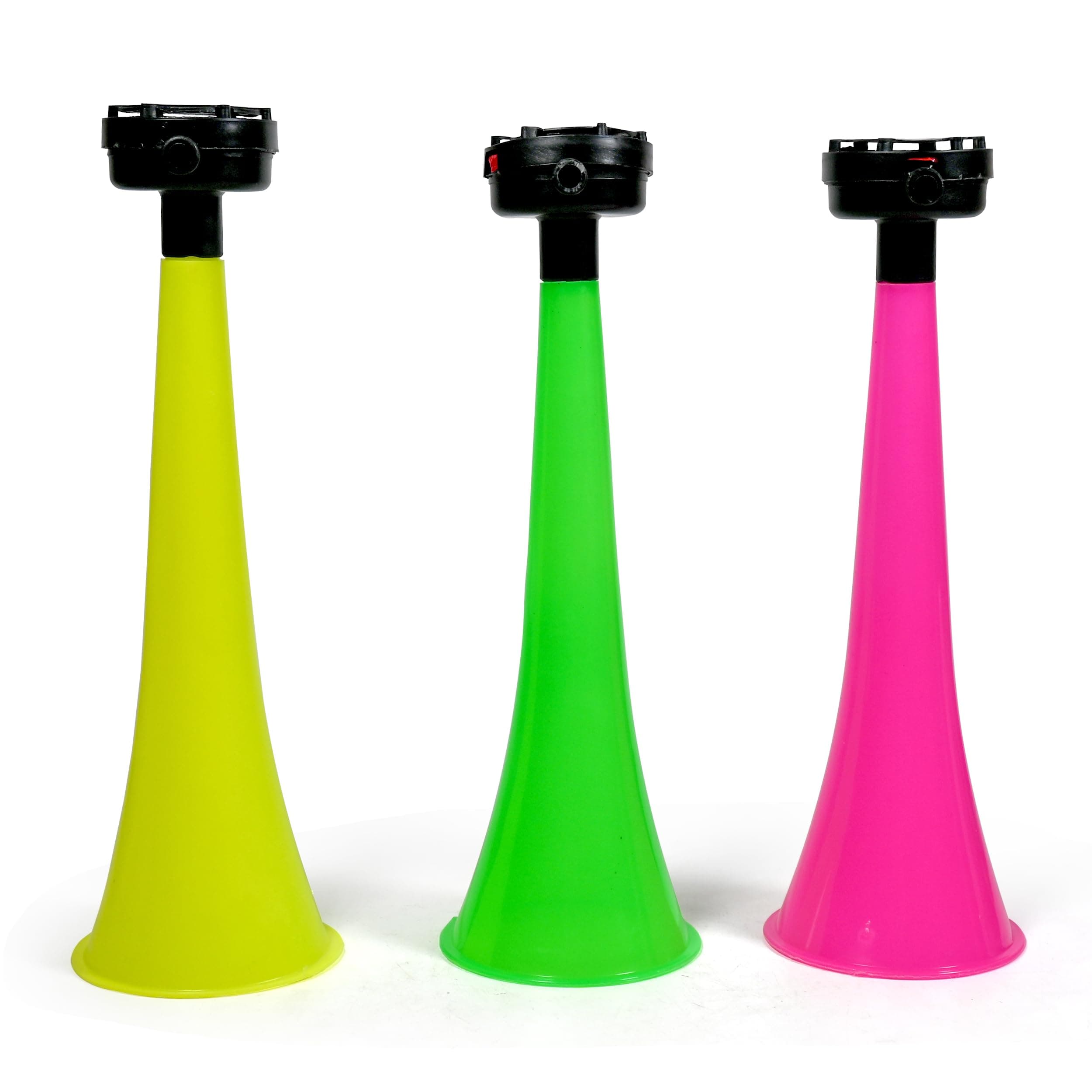 Tedtech Children Football Stadium Cheer Fan Horns Soccer Ball Cheerleading Kid Trumpet Learning Education Toys: Random Send (Plastic,Pack Of 3) Multi Color