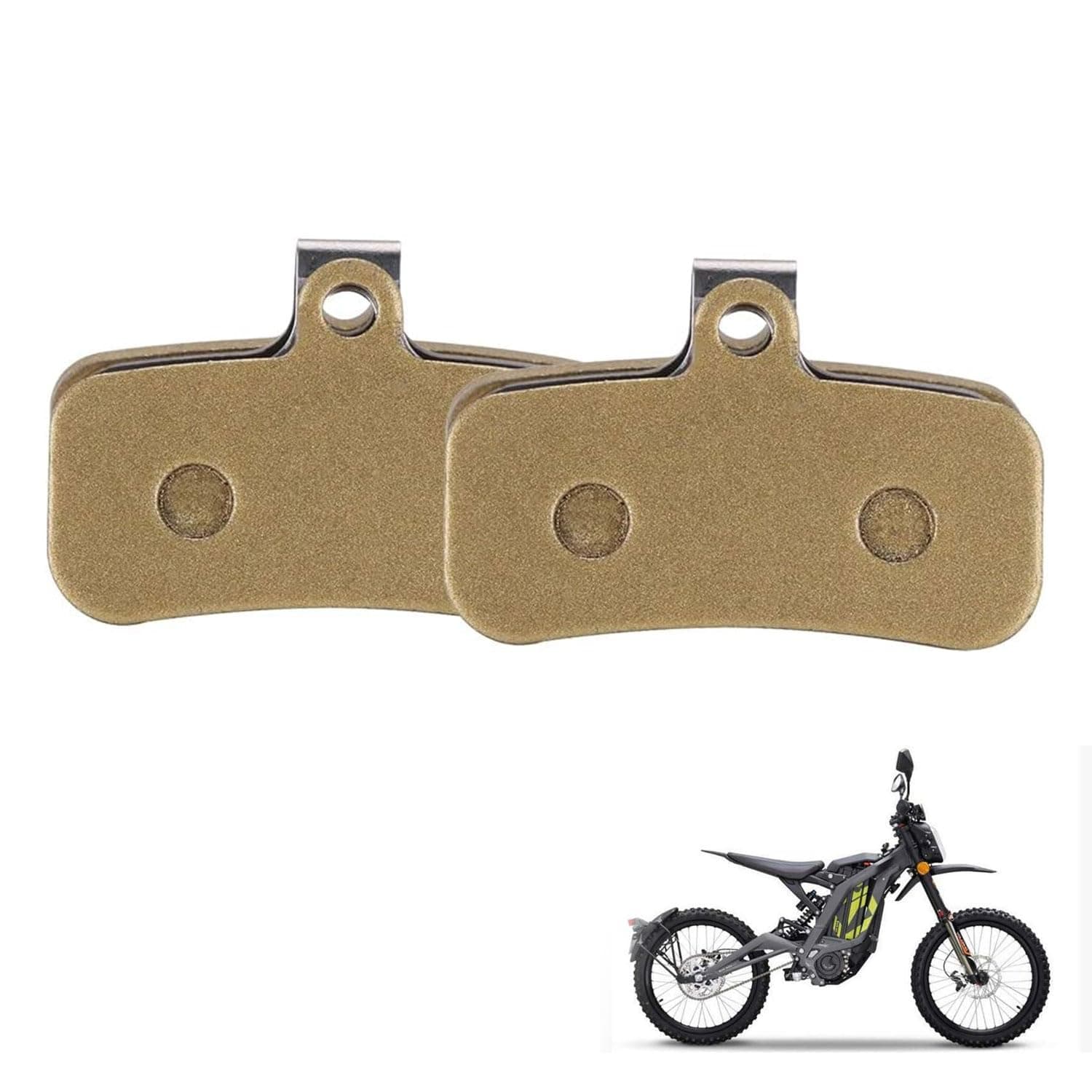 Brake Pads for Surron,2pcs Motorcycle Front and Rear Brake Pads Disc Brake Pads for Electric Dirt Bike Sur Ron Light Bee X/S X160 X260 Talaria Sting MX3 MX4