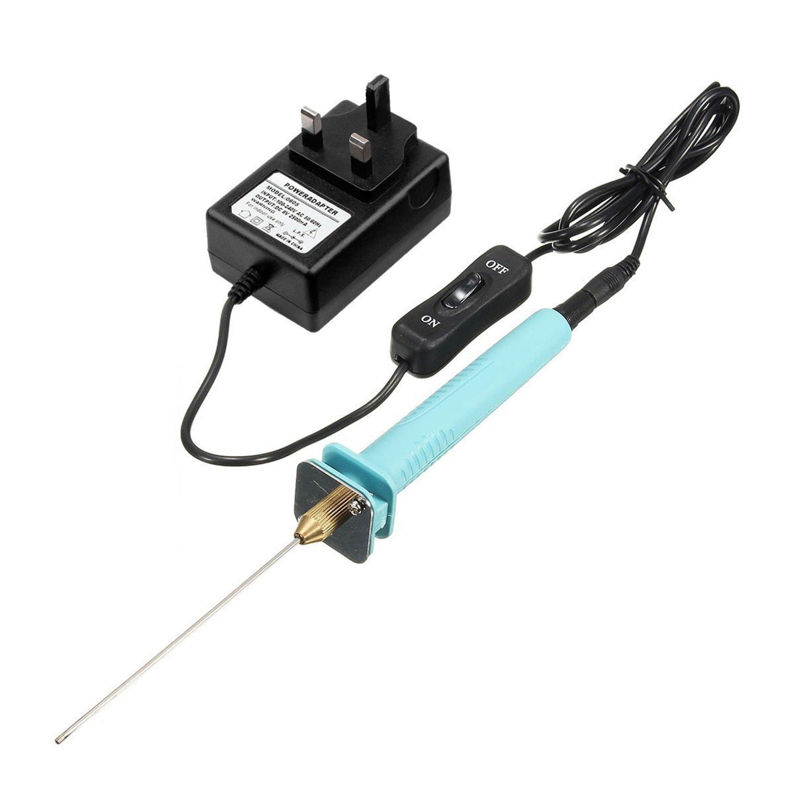 Foam Cutter,10cm 100-240V/15W Electric Foam Cutting Machine Pen Tools Kit/Hot Wire Cutter/Styrofoam Polystyrene Cutting Pen With Electronic Voltage Transformer Adaptor