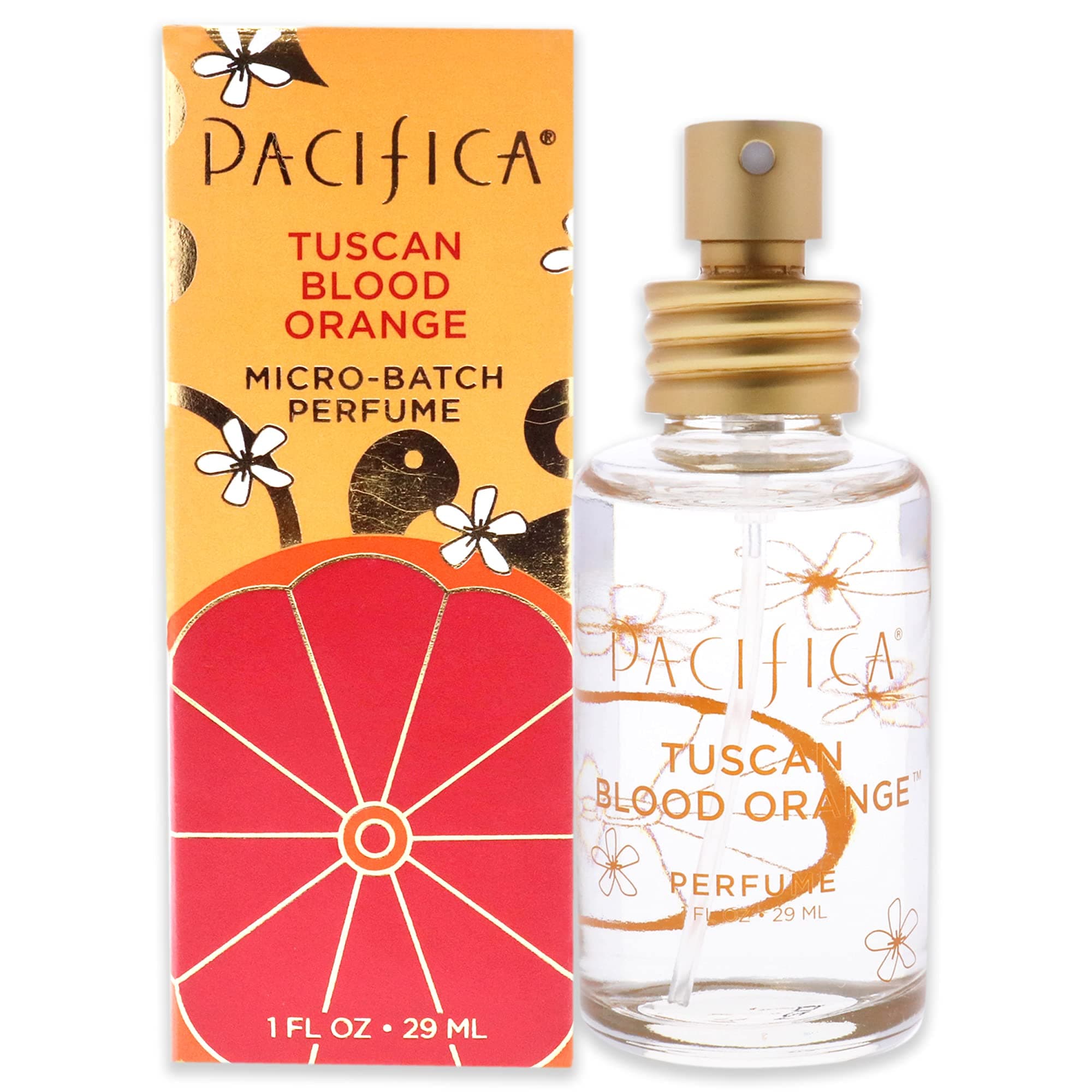 Pacifica Tuscan Blood Orange Perfume Spray for Women - Vegan, Cruelty-Free, Made in USA
