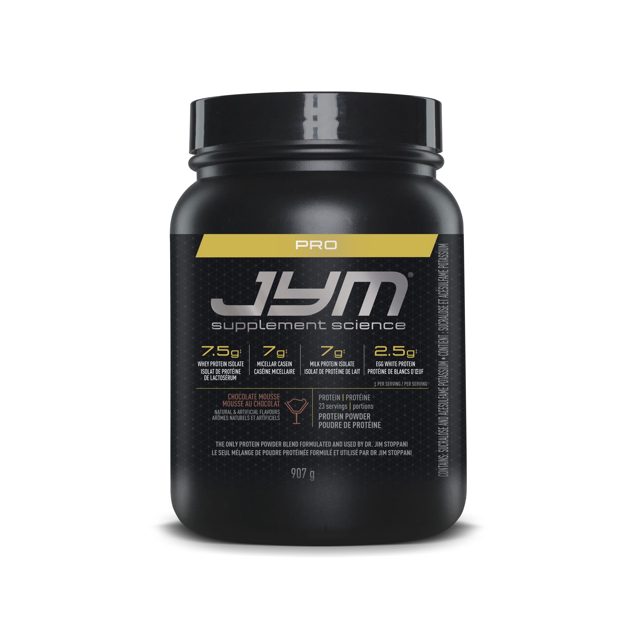 Pro JYM Protein Powder - Egg White, Milk, Whey Protein Isolates & Micellar Casein | JYM Supplement Science | Chocolate Mousse Flavor, 2 lb