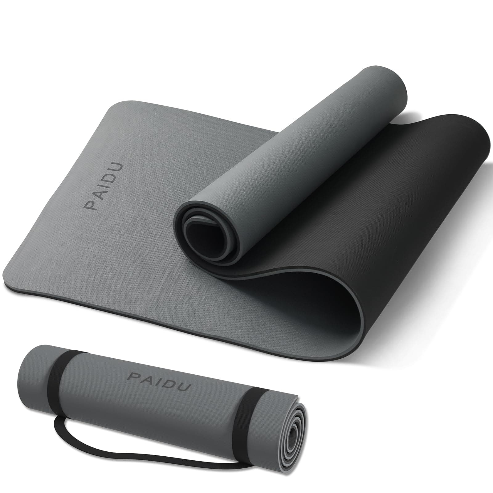 Non-Slip Anti-Tear Extra Thick POE Yoga Mat - 183x61x10cm, All Ages, Carry Strap - Yoga, Pilates & Fitness