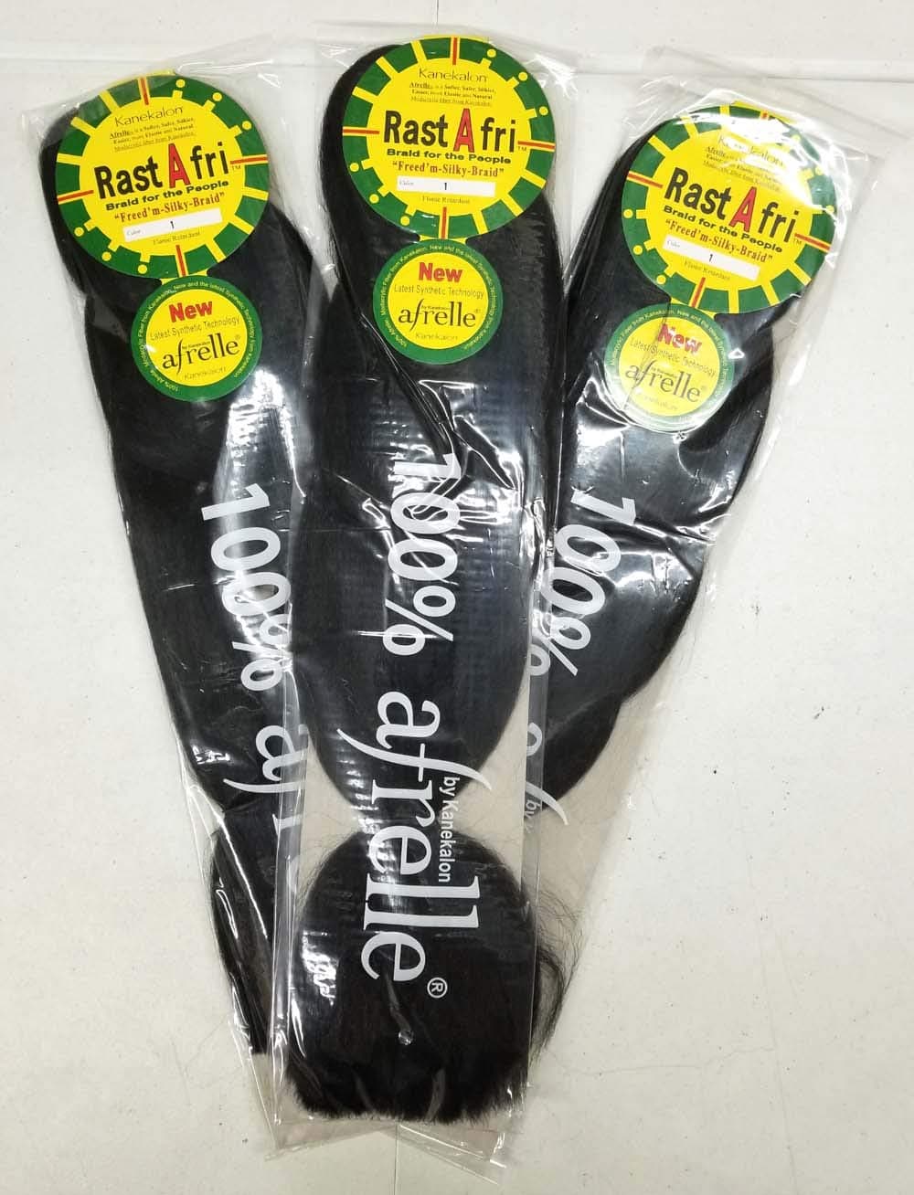 Rasta Fri Braids ( Pack of 3 ) Black / #1