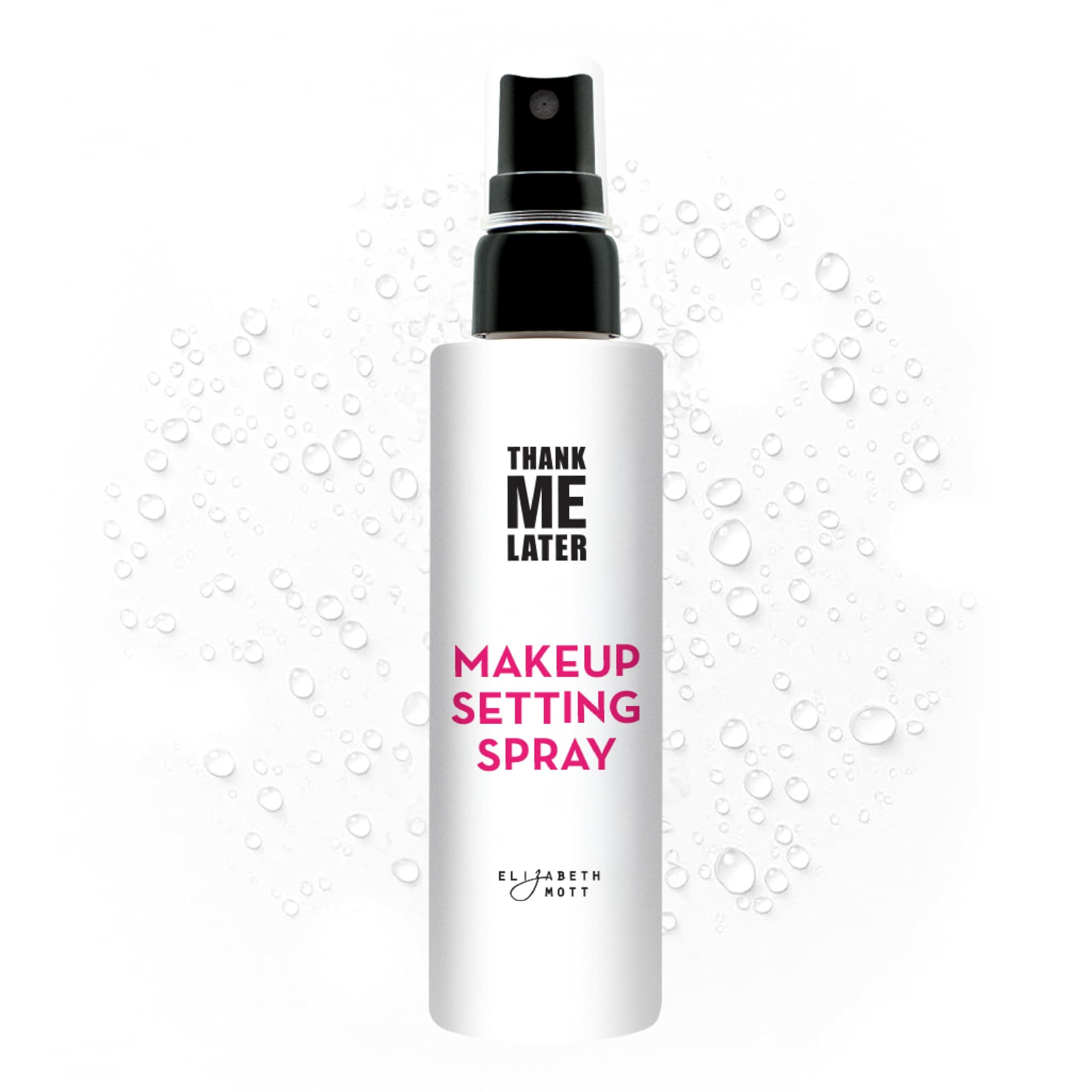 Elizabeth Mott Thank Me Later 3-in-1 Dewy Makeup Setting Spray - Hydrating & Long-Lasting Fine Mist with Niacinamide for Radiant, Glowy Skin - Lightweight, Oil-Free & Cruelty-Free Formula, 95 mL