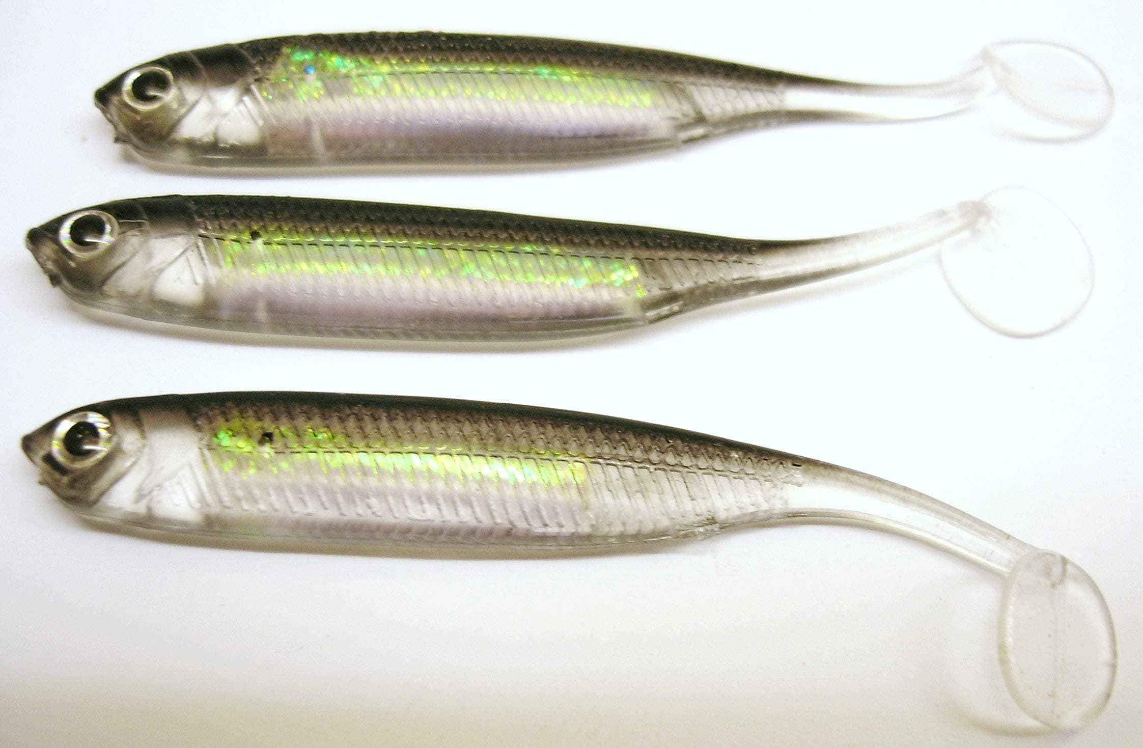Conx2 Shad Softbait Ultra Realistic Look & Movement Great Perch lure & Sea fishing. Pack of 3