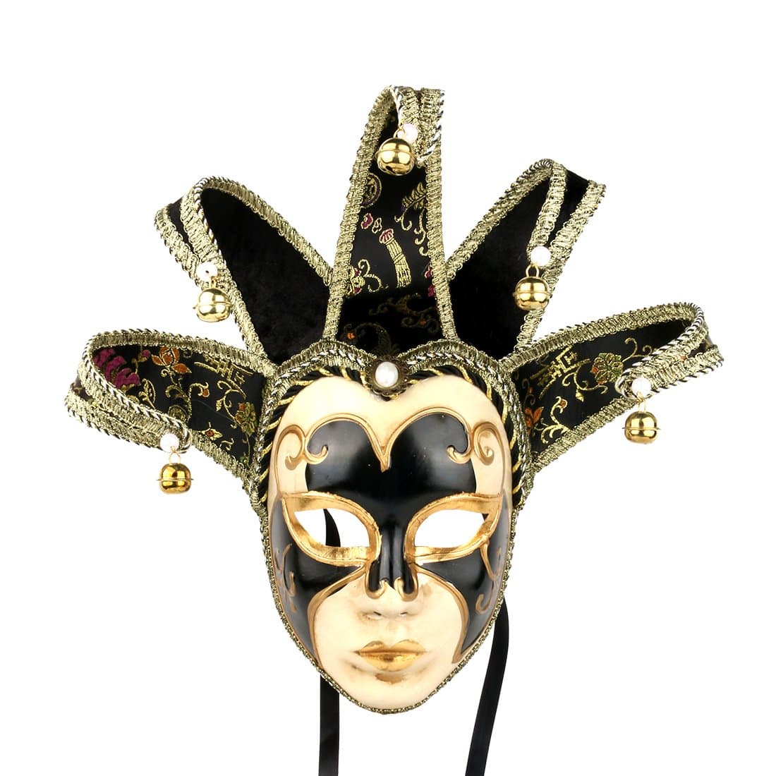 YU FENG Venetian Comedy Mask Exquisite Decoration Jester Masks for Party Holloween