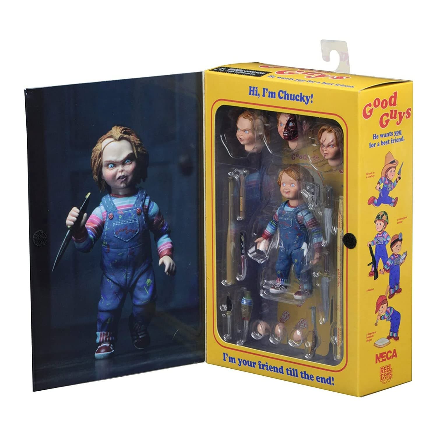 NECA Chucky 42112 Action Figure, Multicolour, 7-Inches