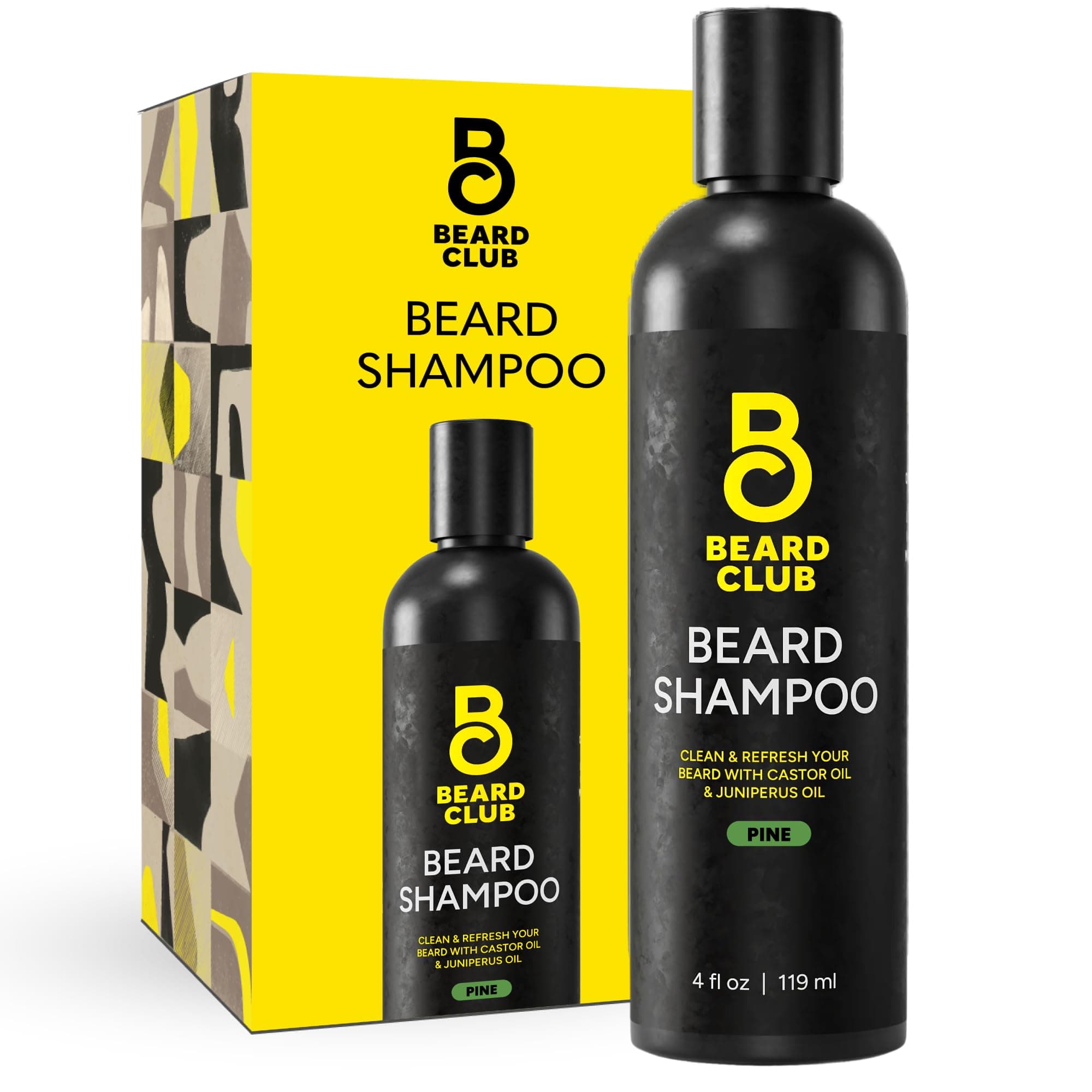 Original Premium Beard Shampoo - Natural & Nourishing Formula for Soft, Clean & Healthy Facial Hair - Gentle on Skin - Sulfate & Paraben Free - 4 fl oz