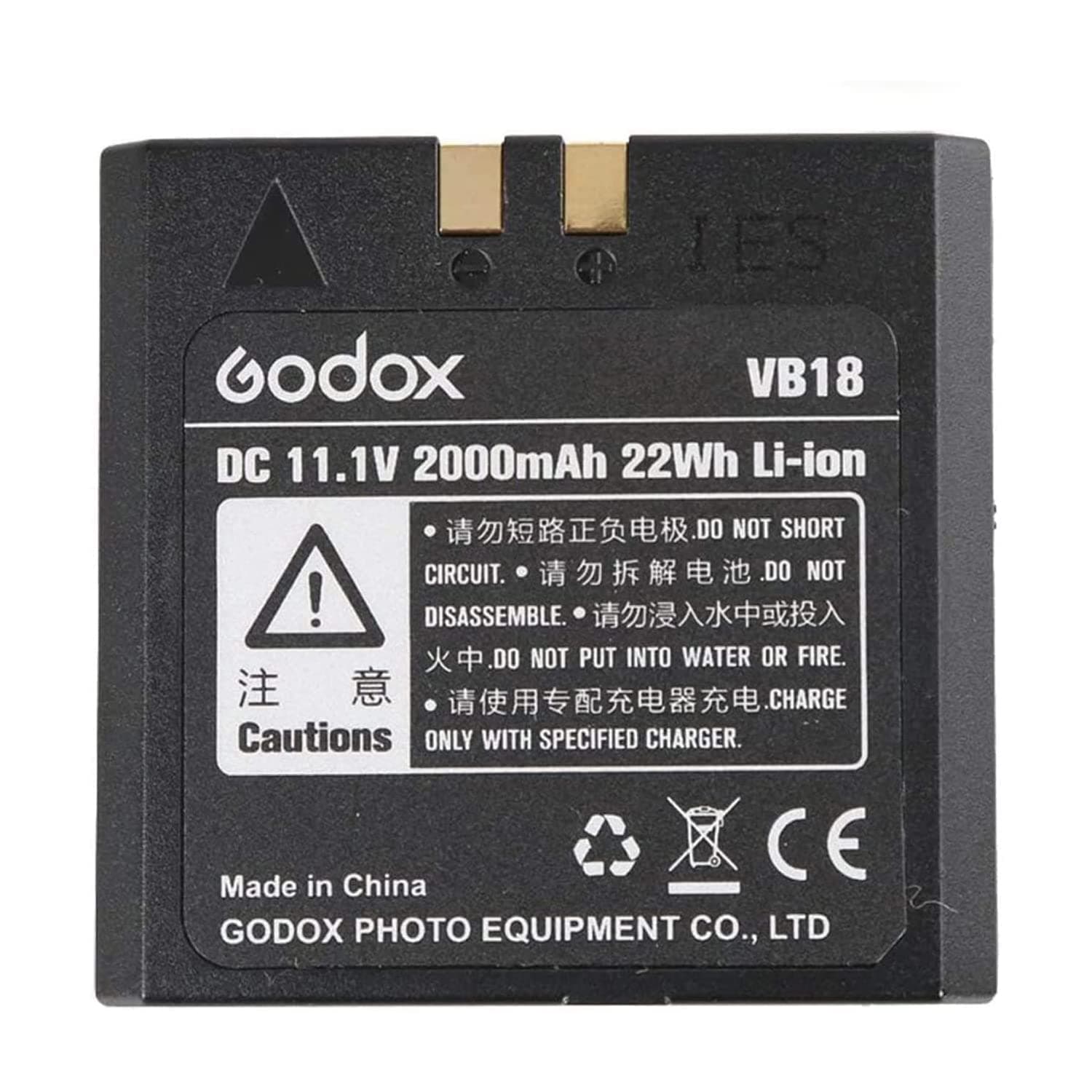 GODOX VB18 Battery Replacement, VB18 Battery Pack for V860II V850 V860C V860N Speedlite Flash