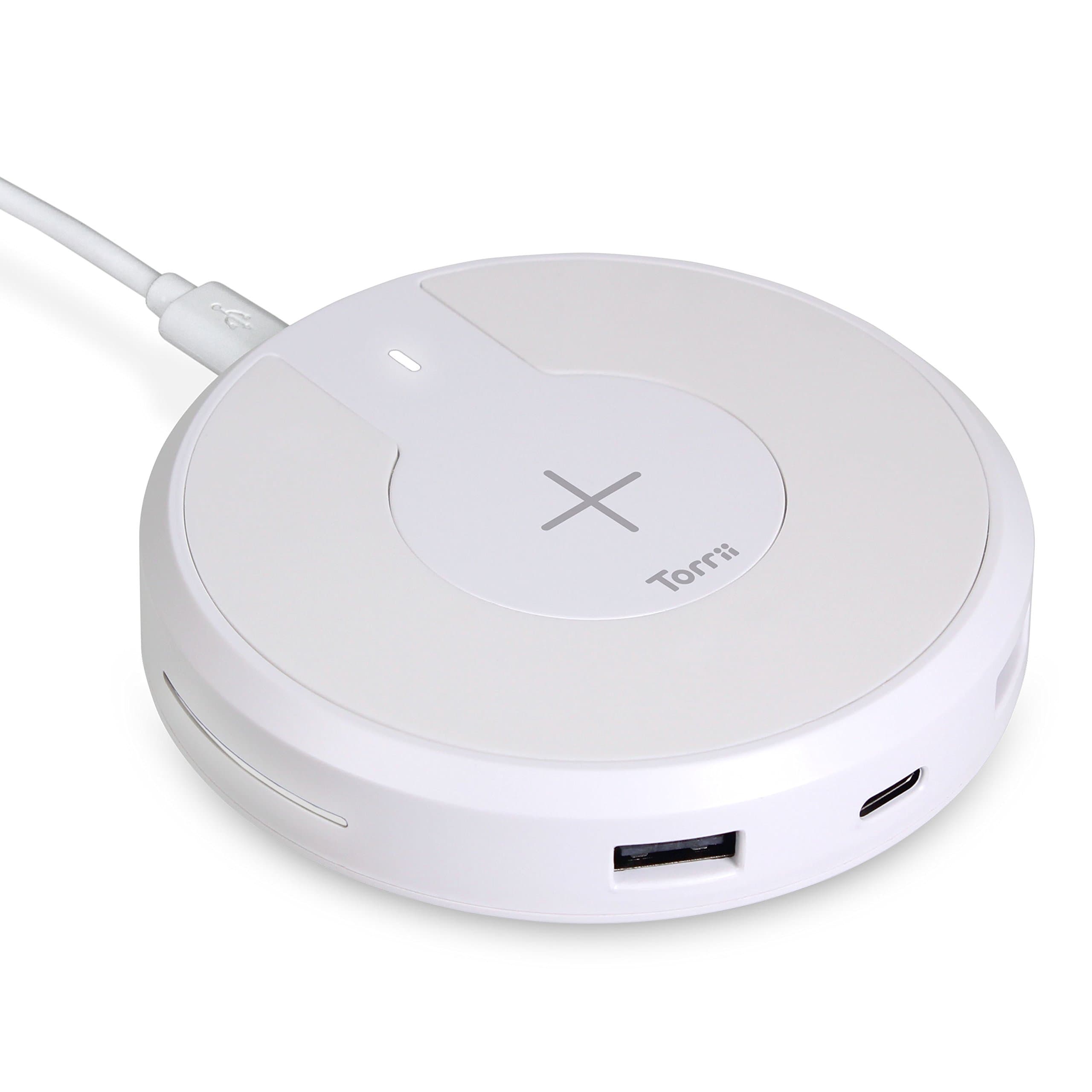 Torri Qi-Lader TorriiBolt mit USB, wei