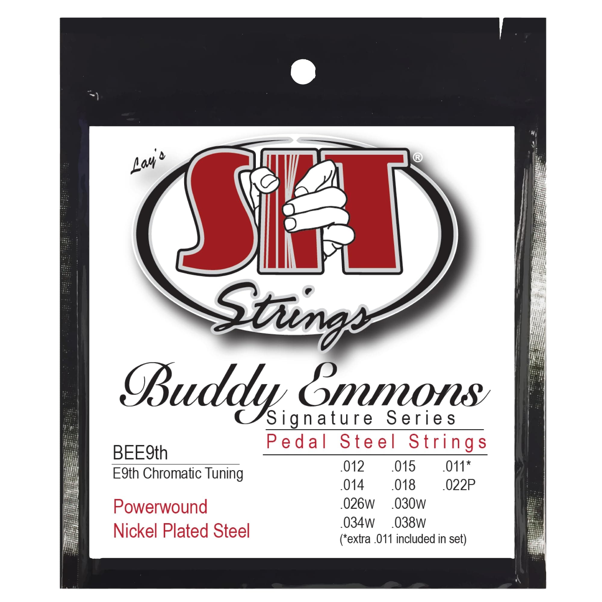 SIT Strings Buddy Emmons Pedal Steel Strings Nickel (S.I.T.), E9th Tuning, BEE9th