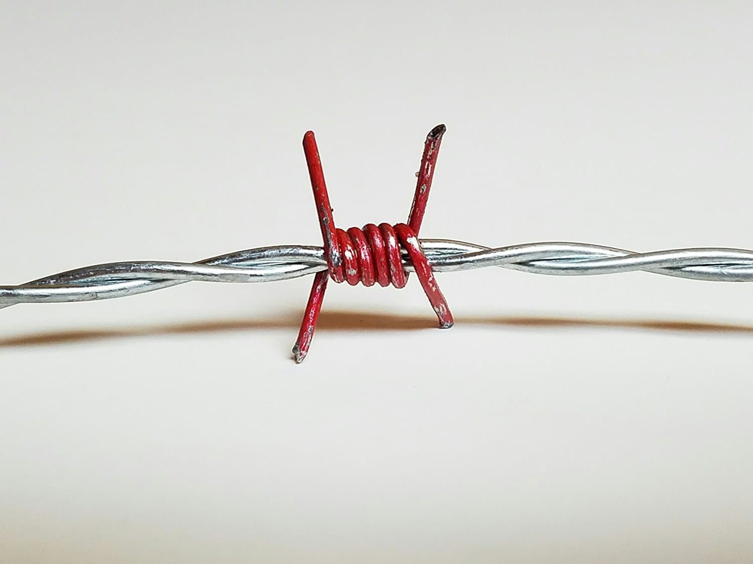 Real Red Tipped Barbed Wire 55ft