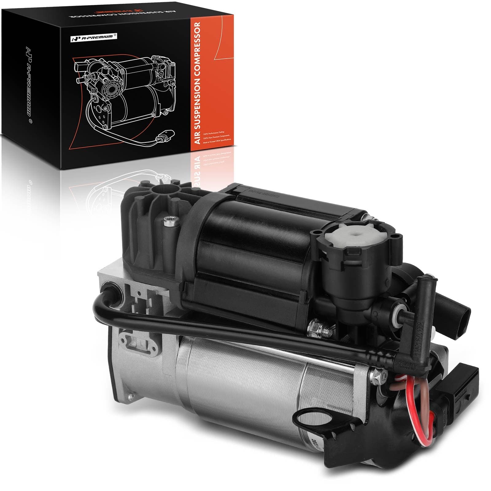 A-Premium Air Sunspension Compressor Compatible with Mercedes-Benz CLS E S Class, W211 W219 W220, fits for CLS500 CLS63 AMG, E280 E300 E55 AMG, S350 S430, for 12V 30A 295(psi), Replace# A2203200104