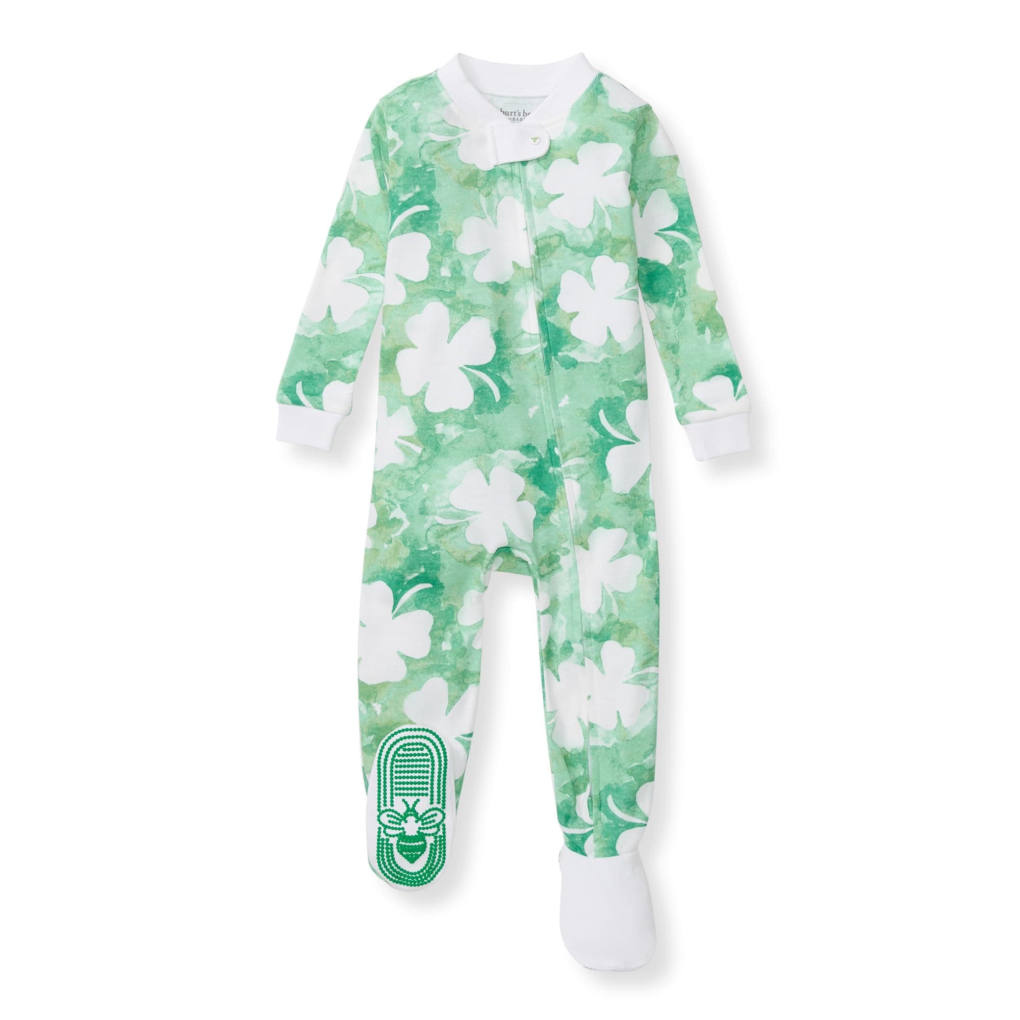 Burt's Bees Baby baby-boys Sleeper Pjs, 100% Organic Cotton, One-piece Footie, Zip Up Jumpsuit, Snug Fit Pajamas