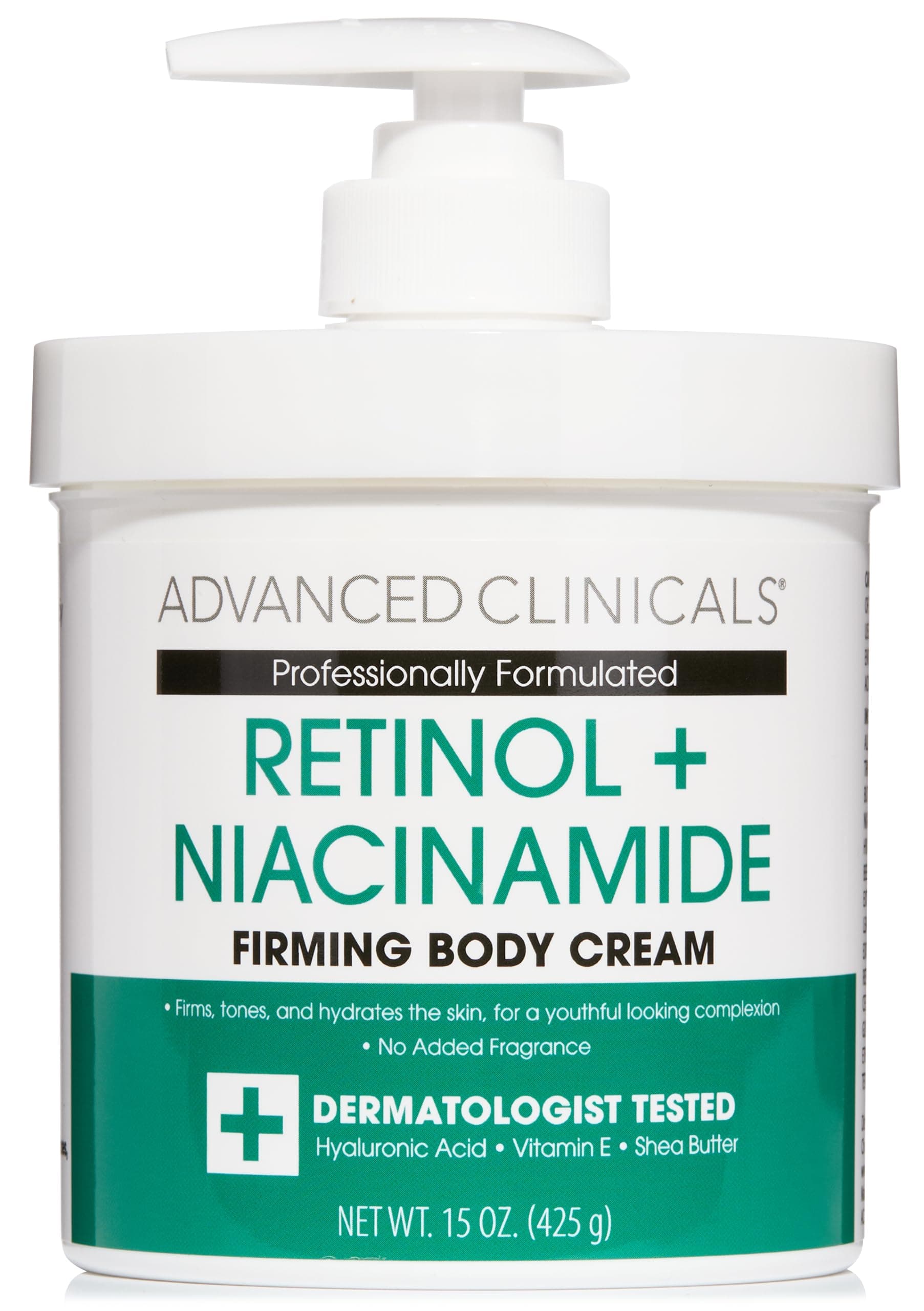 Retinol Body Lotion, Firming & Anti-Aging Moisturizer for Crepey Skin, 15 Oz Retinol Face & Body Cream