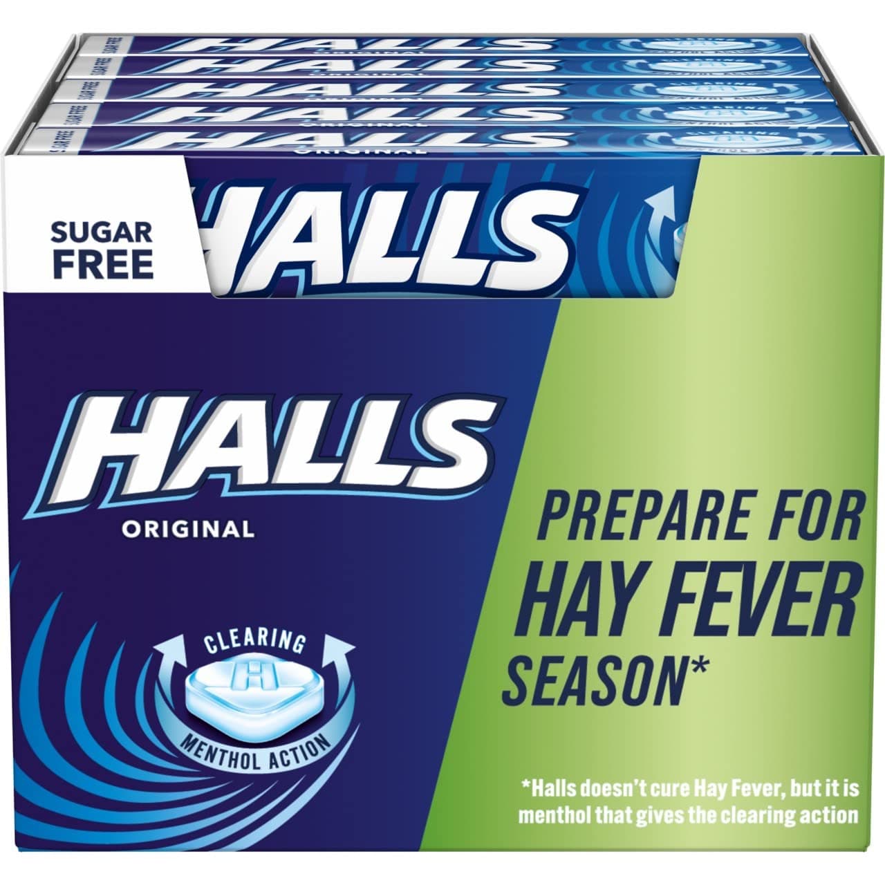 Sugar Free Mentho-Lyptus Original Throat Lozenges Stick 32 g (Pack of 20)